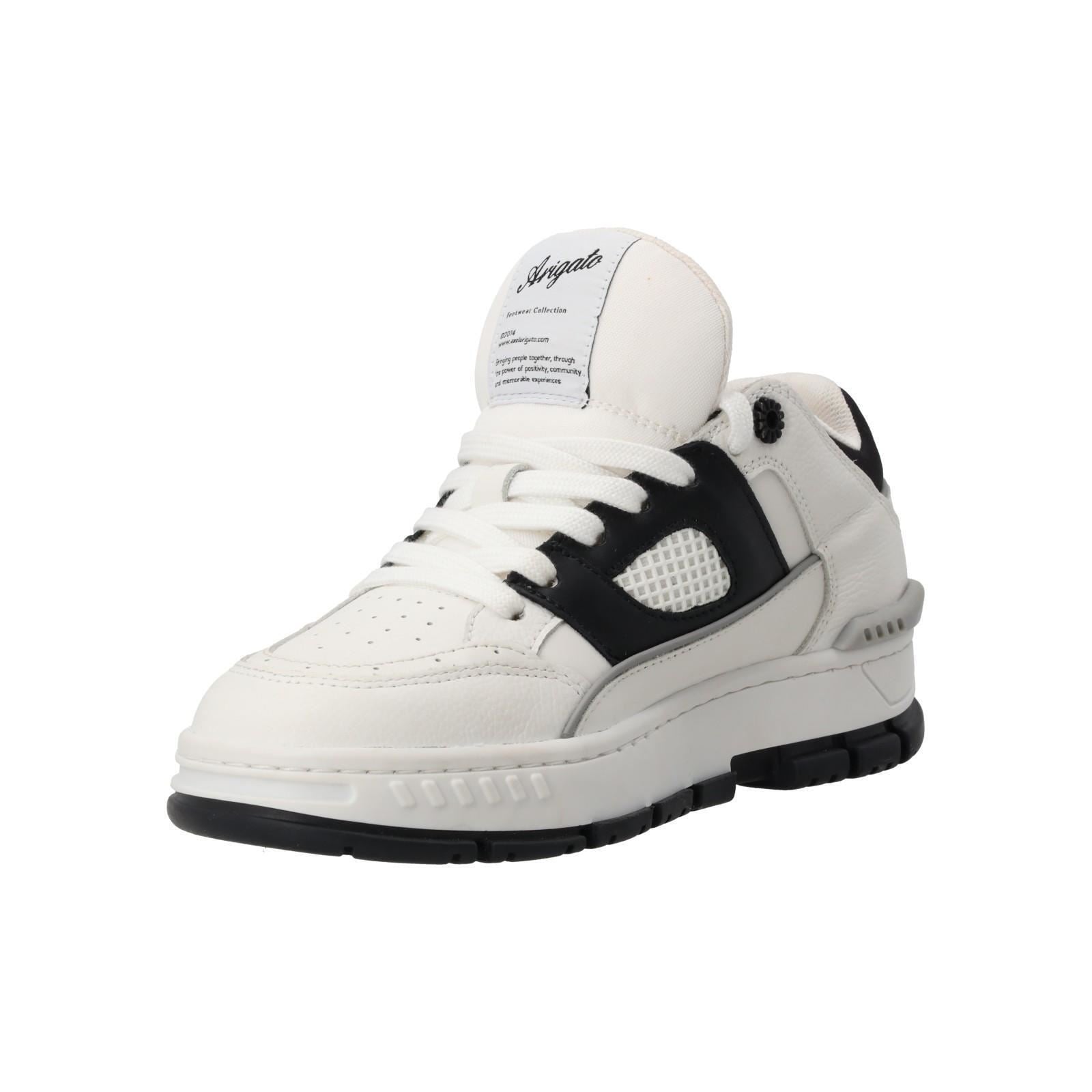 AXEL ARIGATO Area Lo Trainers Low Top Lace Up White/Black-MALFORD OF LONDON SAVILE ROW MENSWEAR OUTLET