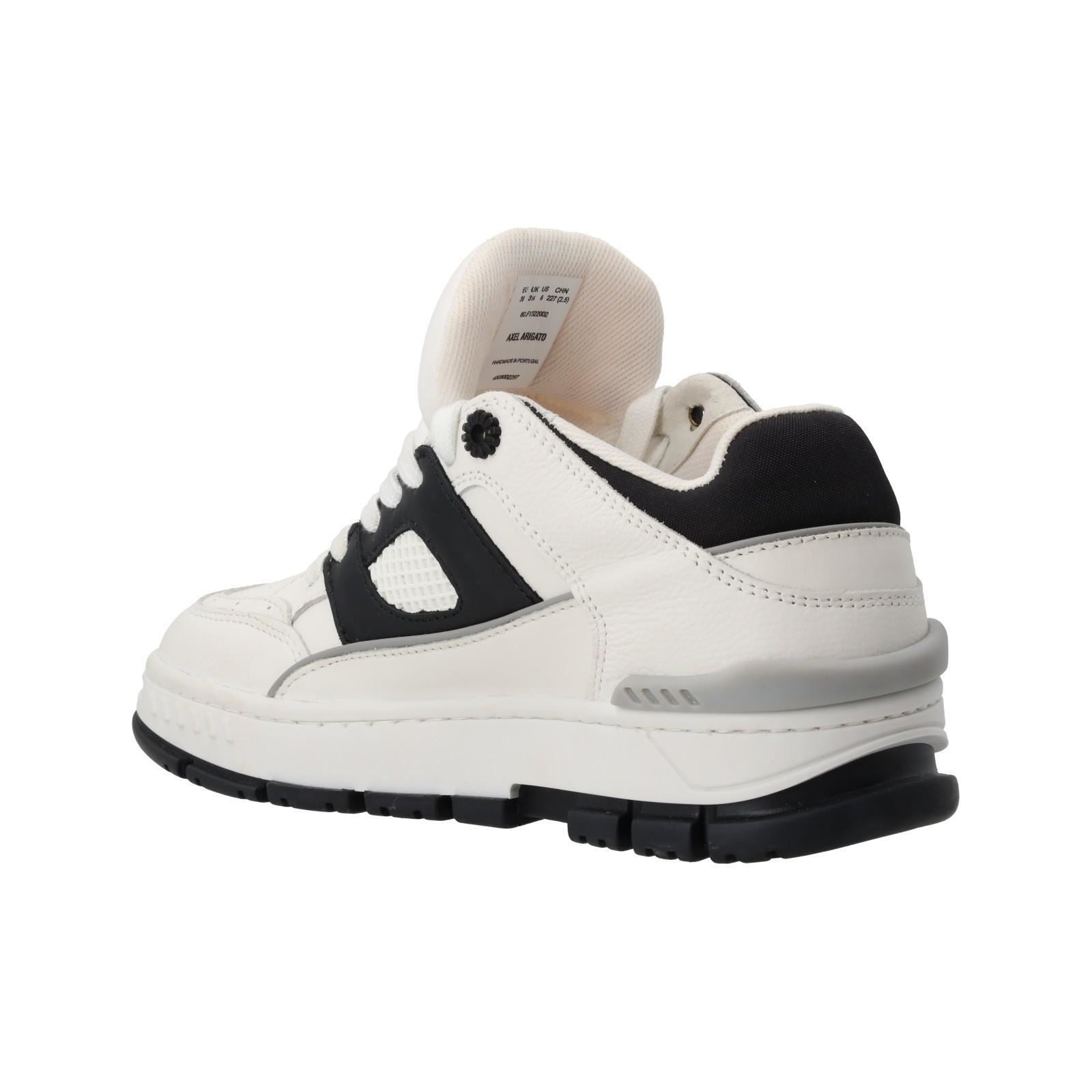 AXEL ARIGATO Area Lo Trainers Low Top Lace Up White/Black-MALFORD OF LONDON SAVILE ROW MENSWEAR OUTLET