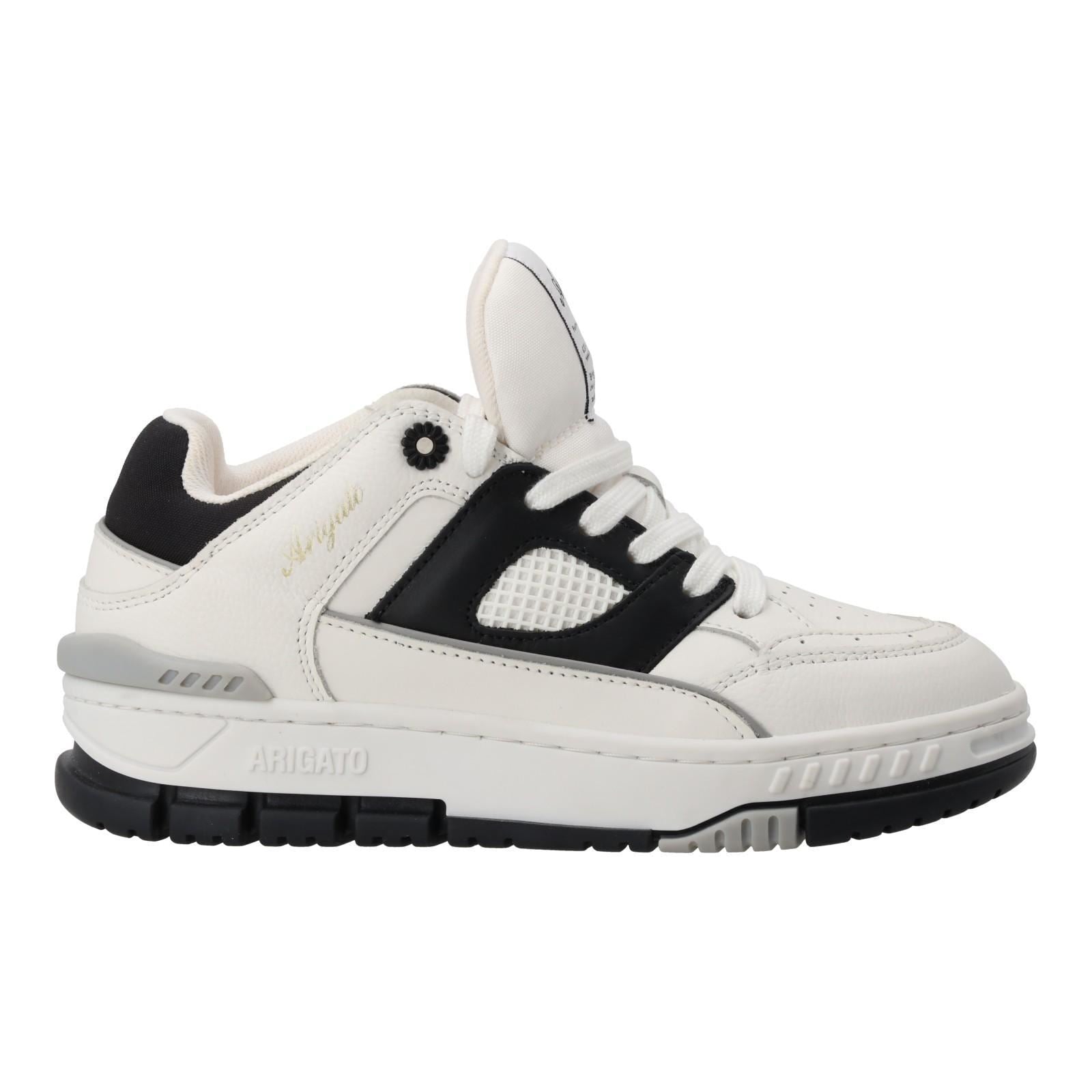 AXEL ARIGATO Area Lo Trainers Low Top Lace Up White/Black-MALFORD OF LONDON SAVILE ROW MENSWEAR OUTLET