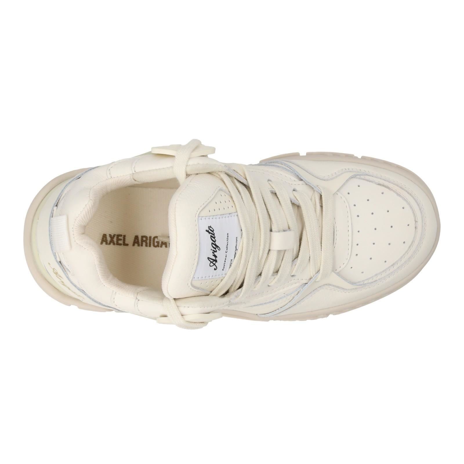 AXEL ARIGATO Astro Trainers Low Top Lace Up Beige-MALFORD OF LONDON SAVILE ROW MENSWEAR OUTLET