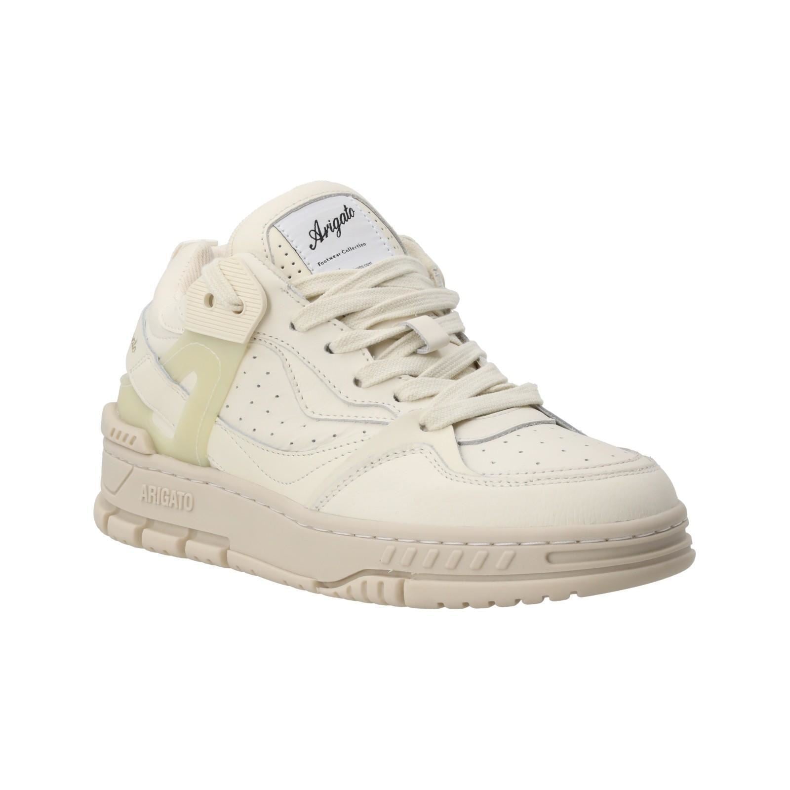 AXEL ARIGATO Astro Trainers Low Top Lace Up Beige-MALFORD OF LONDON SAVILE ROW MENSWEAR OUTLET