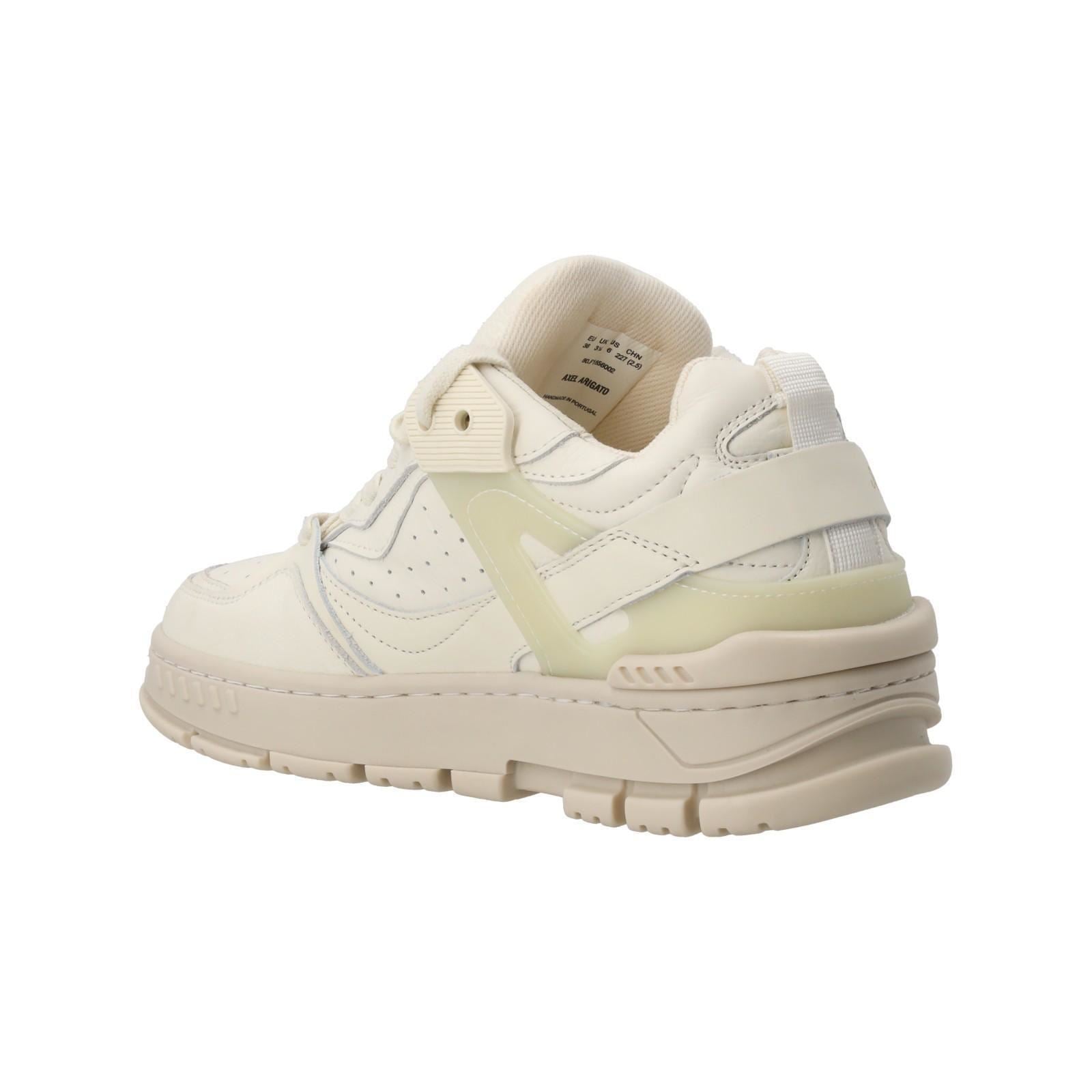 AXEL ARIGATO Astro Trainers Low Top Lace Up Beige-MALFORD OF LONDON SAVILE ROW MENSWEAR OUTLET