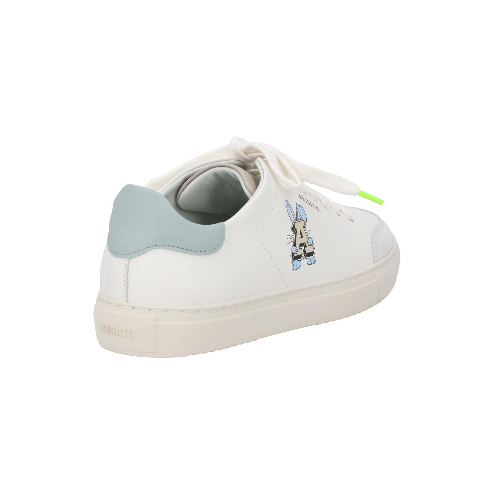 AXEL ARIGATO Clean 90 A Bunny Trainer Low Top White/Blue-MALFORD OF LONDON SAVILE ROW MENSWEAR OUTLET