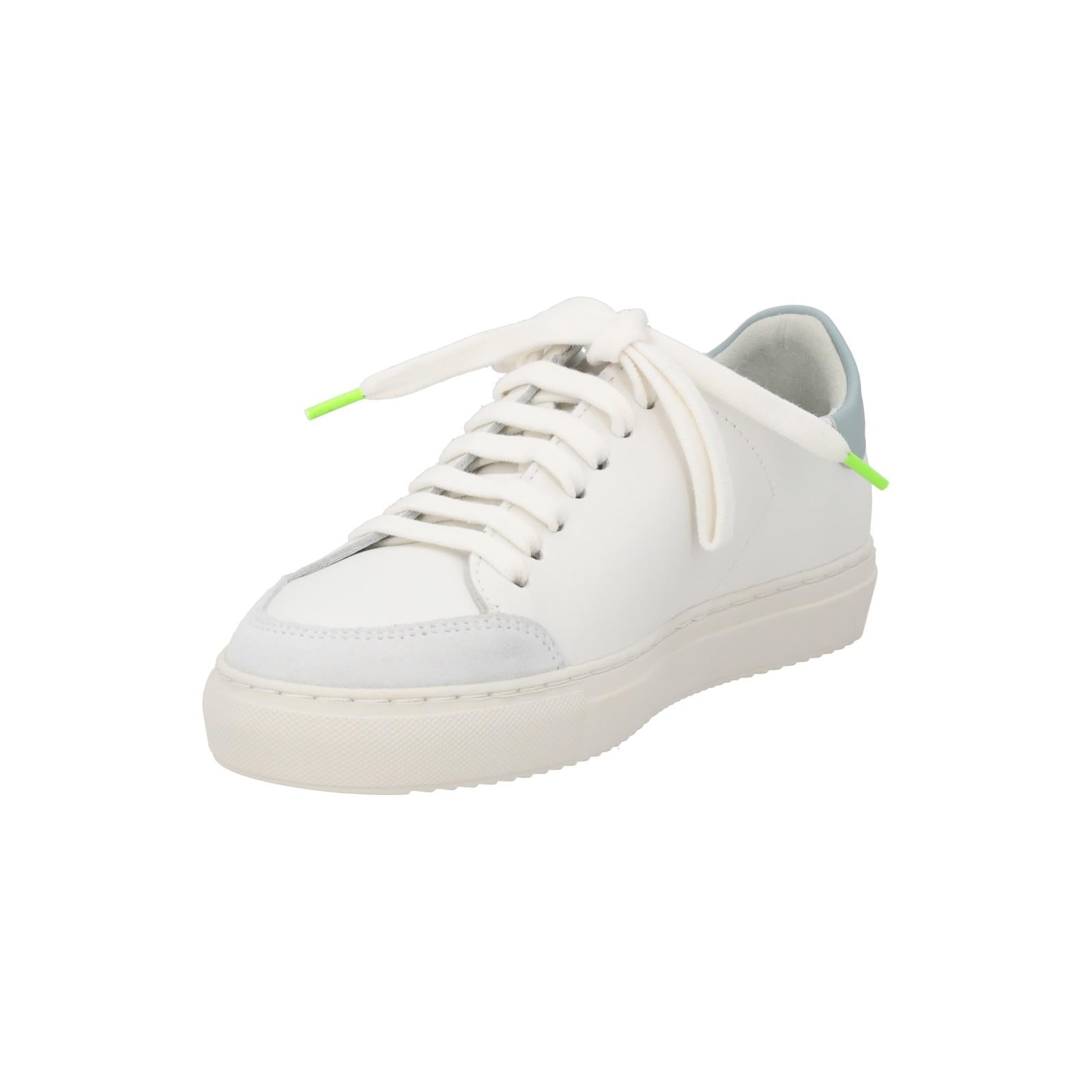 AXEL ARIGATO Clean 90 A Bunny Trainer Low Top White/Blue-MALFORD OF LONDON SAVILE ROW MENSWEAR OUTLET