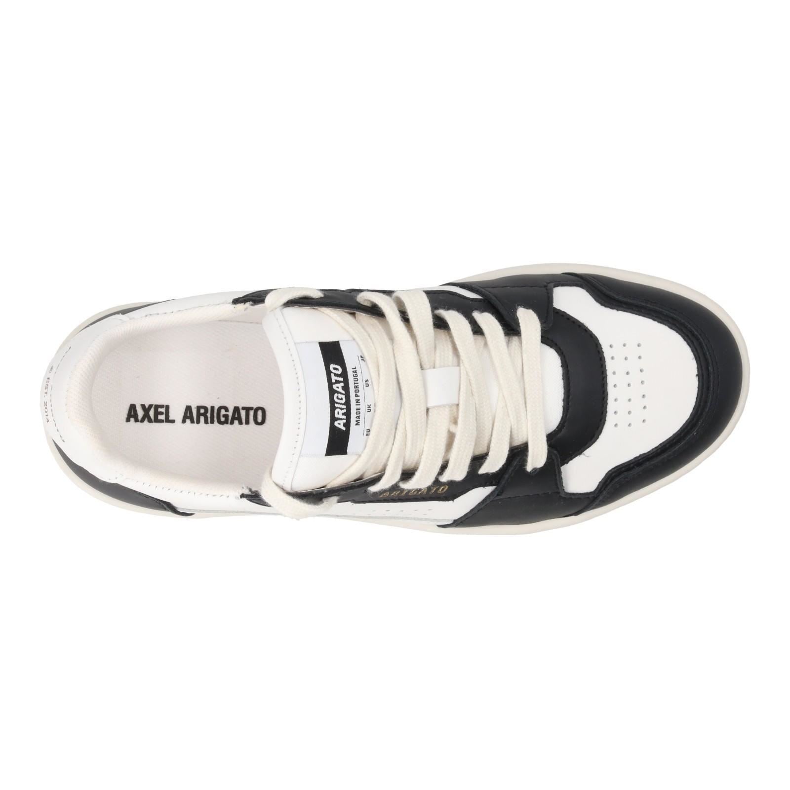 AXEL ARIGATO Dice Lo Trainers Low Top Lace Up Black/White-MALFORD OF LONDON SAVILE ROW MENSWEAR OUTLET