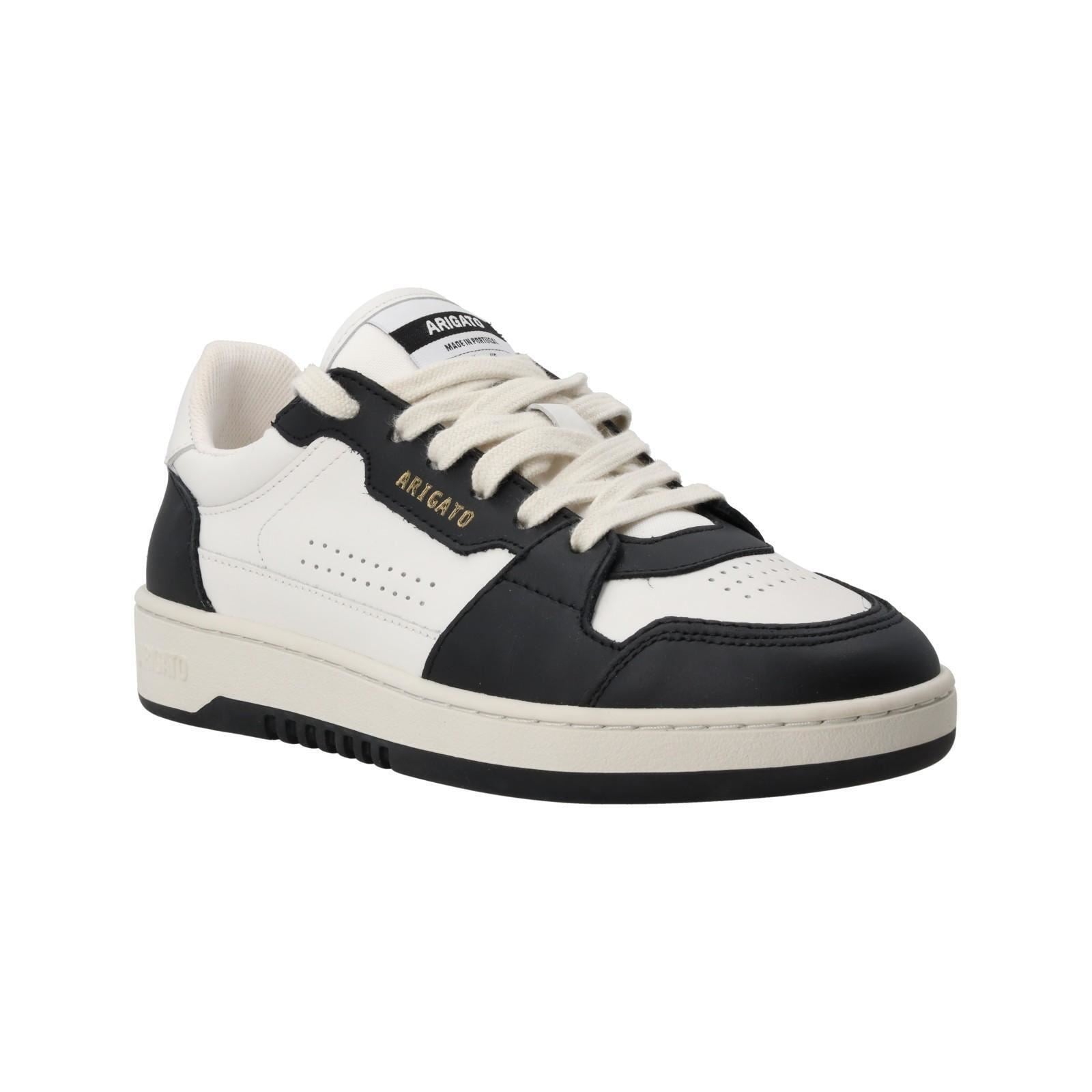 AXEL ARIGATO Dice Lo Trainers Low Top Lace Up Black/White-MALFORD OF LONDON SAVILE ROW MENSWEAR OUTLET