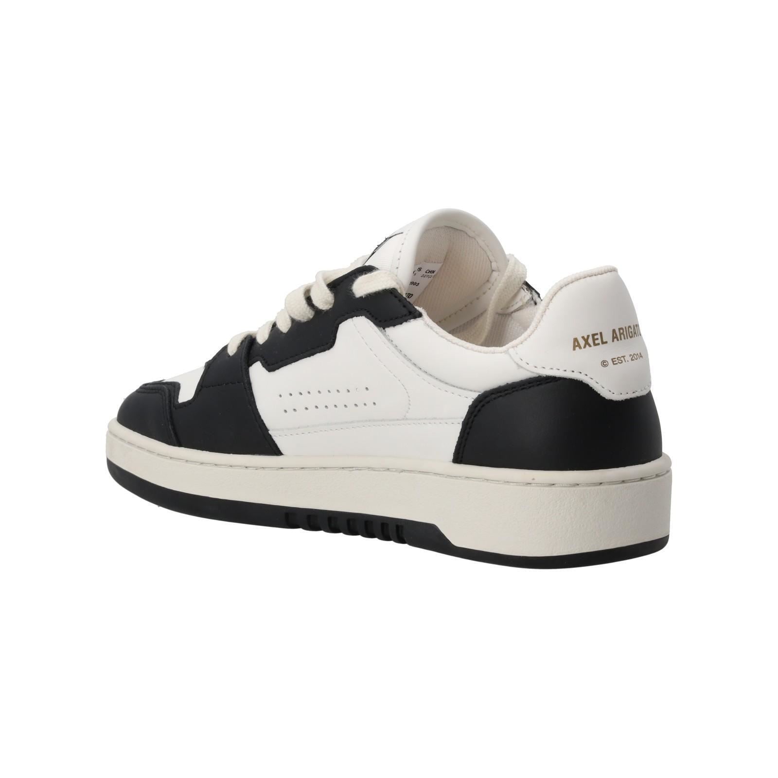 AXEL ARIGATO Dice Lo Trainers Low Top Lace Up Black/White-MALFORD OF LONDON SAVILE ROW MENSWEAR OUTLET