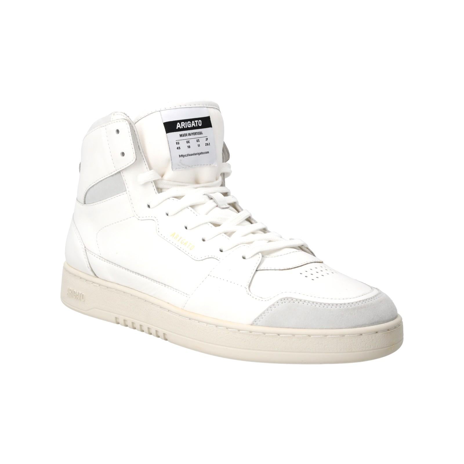 AXEL ARIGATO Dice Trainer High Top White-MALFORD OF LONDON SAVILE ROW MENSWEAR OUTLET