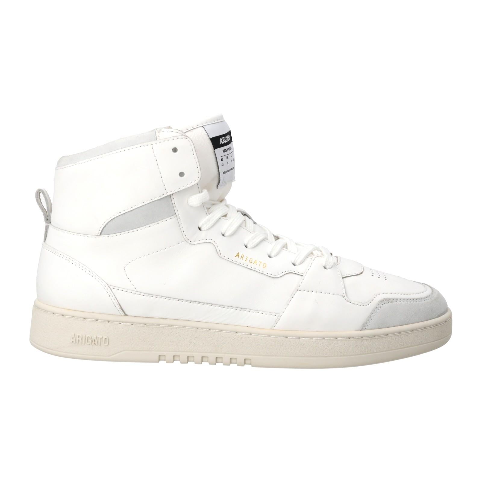 AXEL ARIGATO Dice Trainer High Top White-MALFORD OF LONDON SAVILE ROW MENSWEAR OUTLET