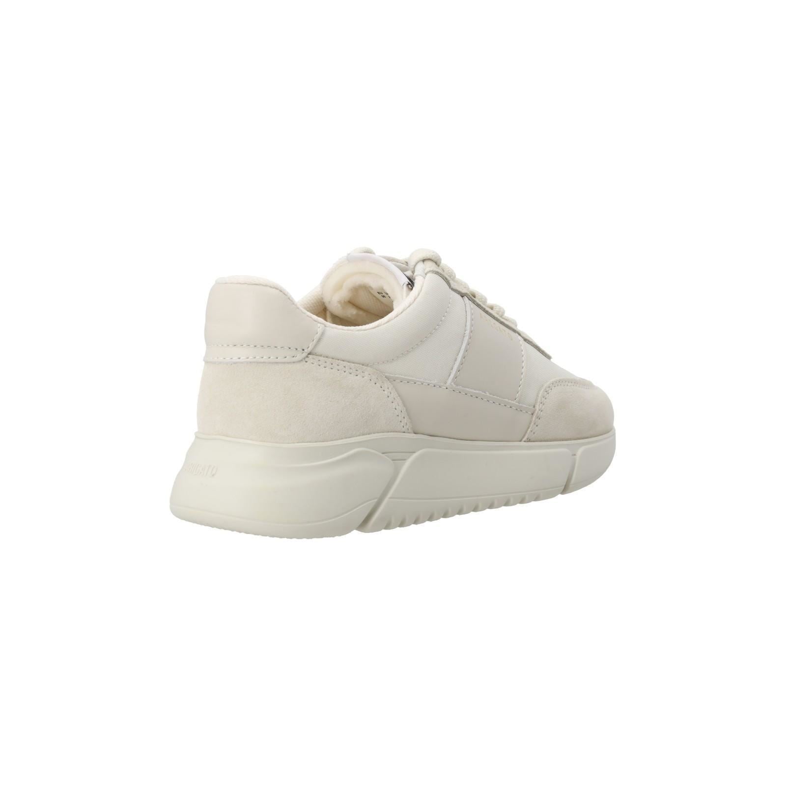 AXEL ARIGATO Genesis Monochrome Trainers Low Top Lace Up Cream-MALFORD OF LONDON SAVILE ROW MENSWEAR OUTLET