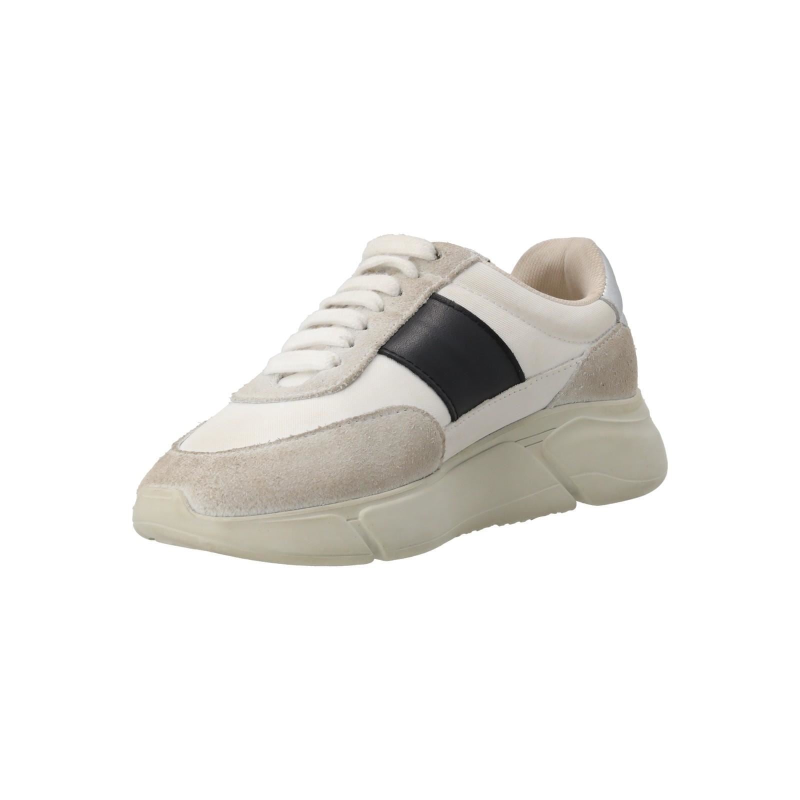 AXEL ARIGATO Genesis Vintage Runner Trainers Low Top Lace Up White/Comb-MALFORD OF LONDON SAVILE ROW MENSWEAR OUTLET