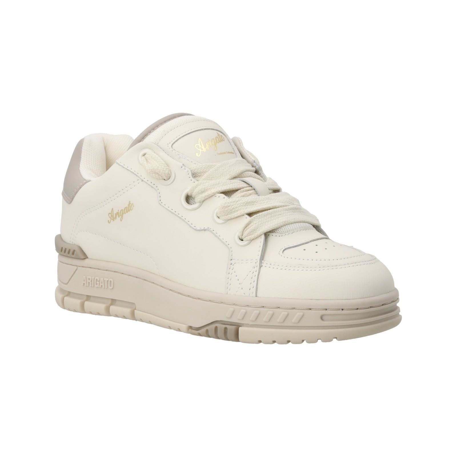 AXEL ARIGATO Haze Trainers Low Top Lace Up Beige-MALFORD OF LONDON SAVILE ROW MENSWEAR OUTLET