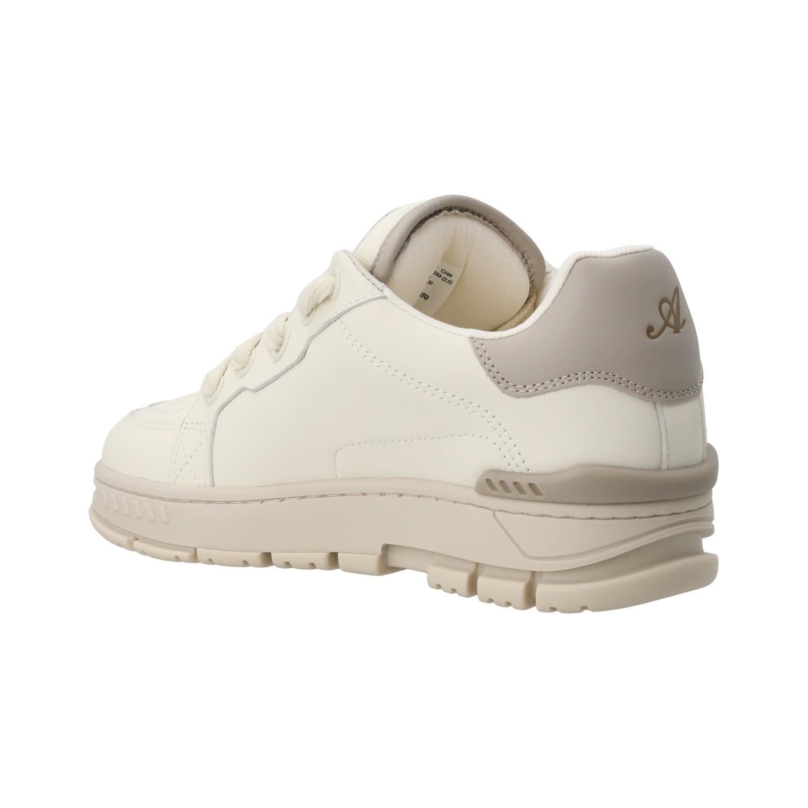 AXEL ARIGATO Haze Trainers Low Top Lace Up Beige-MALFORD OF LONDON SAVILE ROW MENSWEAR OUTLET