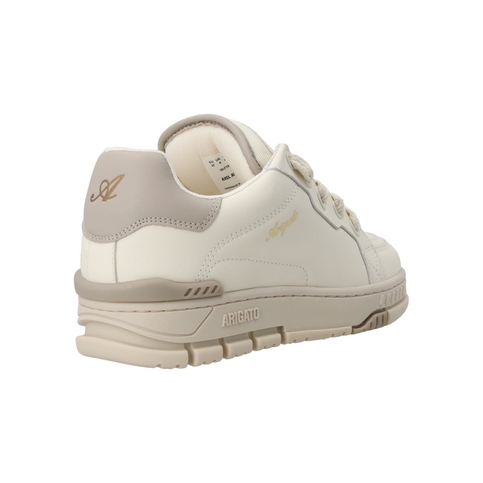 AXEL ARIGATO Haze Trainers Low Top Lace Up Beige-MALFORD OF LONDON SAVILE ROW MENSWEAR OUTLET