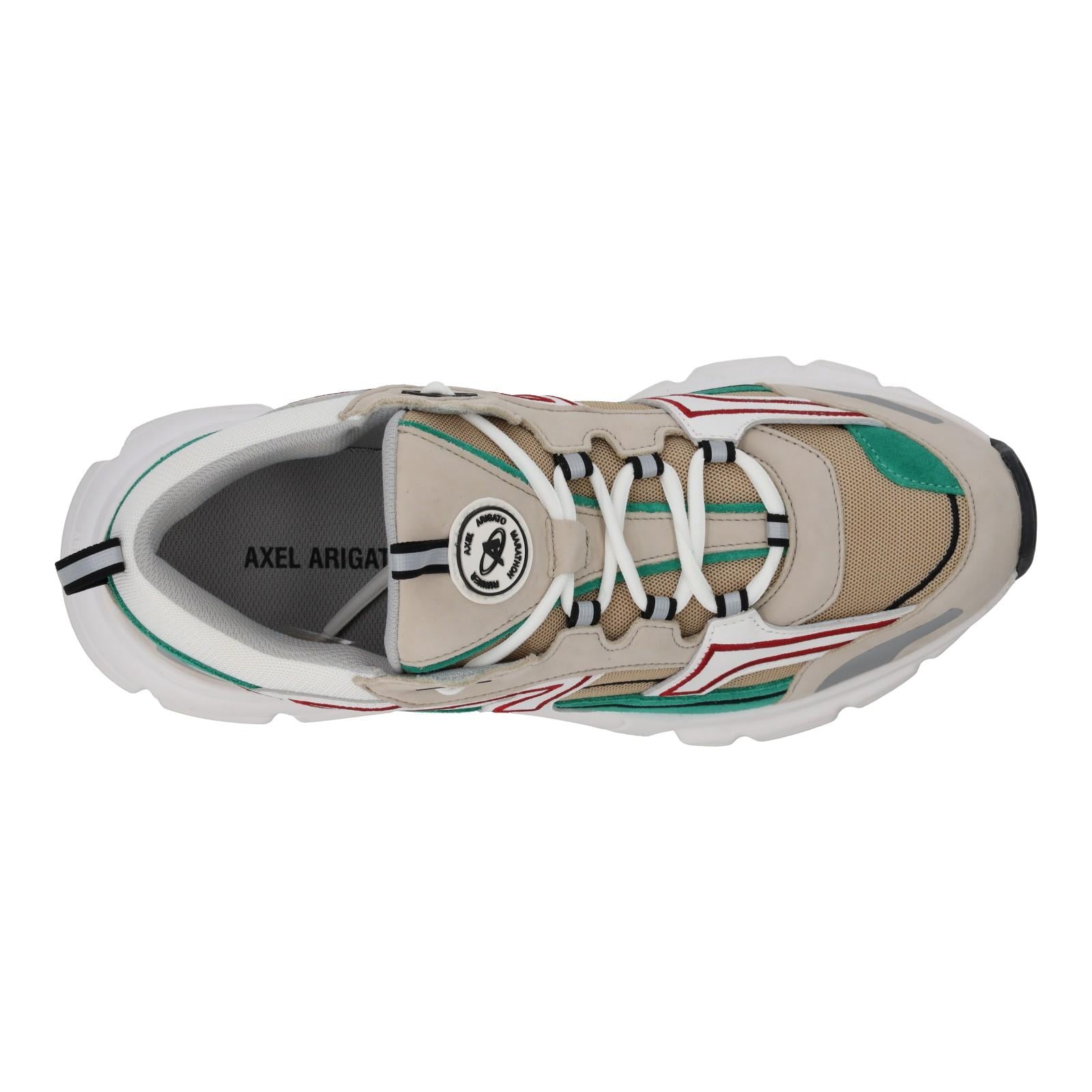 AXEL ARIGATO Marathon R-Trail Trainer Low Top Beige/Green Women's RRP310