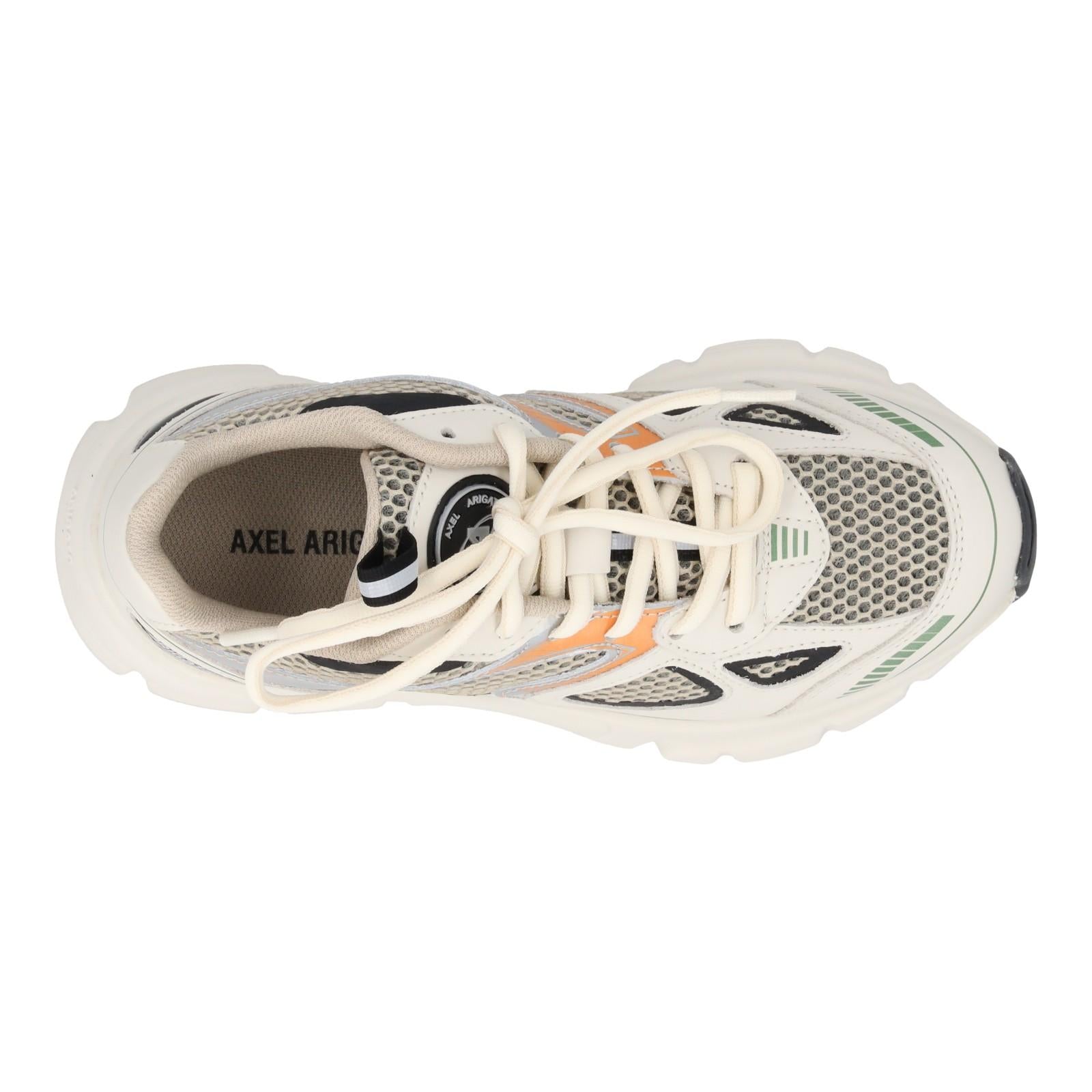 AXEL ARIGATO Marathon Runner Trainer Low Top Beige/Amber-MALFORD OF LONDON SAVILE ROW MENSWEAR OUTLET