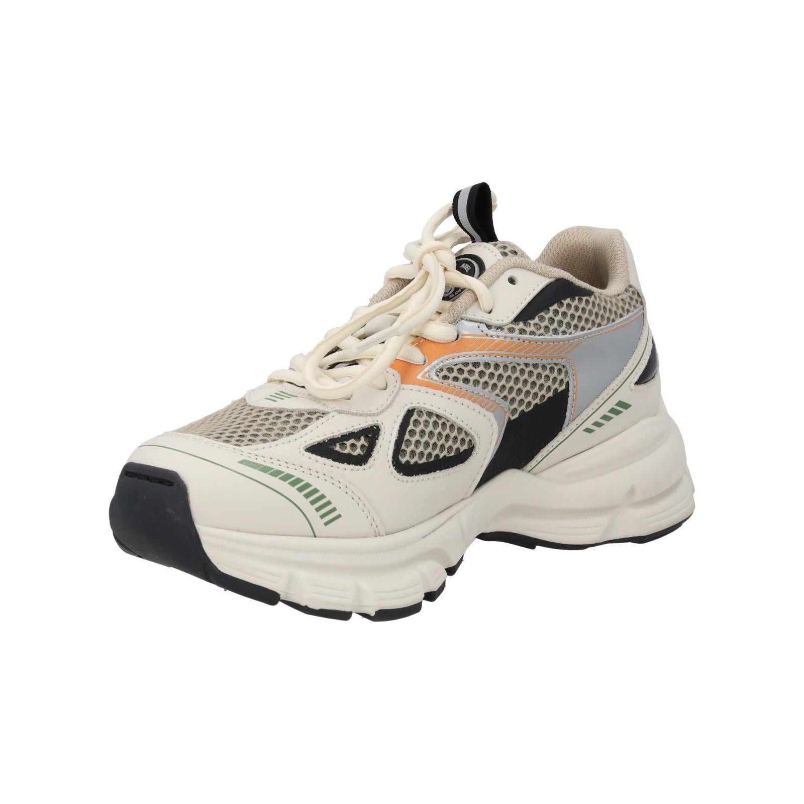 AXEL ARIGATO Marathon Runner Trainer Low Top Beige/Amber-MALFORD OF LONDON SAVILE ROW MENSWEAR OUTLET