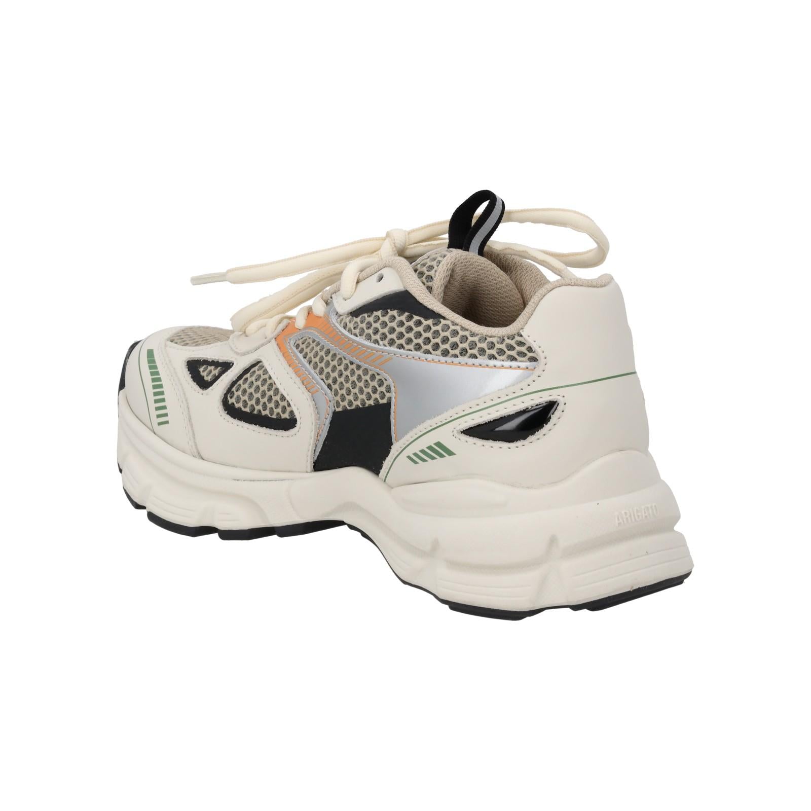 AXEL ARIGATO Marathon Runner Trainer Low Top Beige/Amber-MALFORD OF LONDON SAVILE ROW MENSWEAR OUTLET