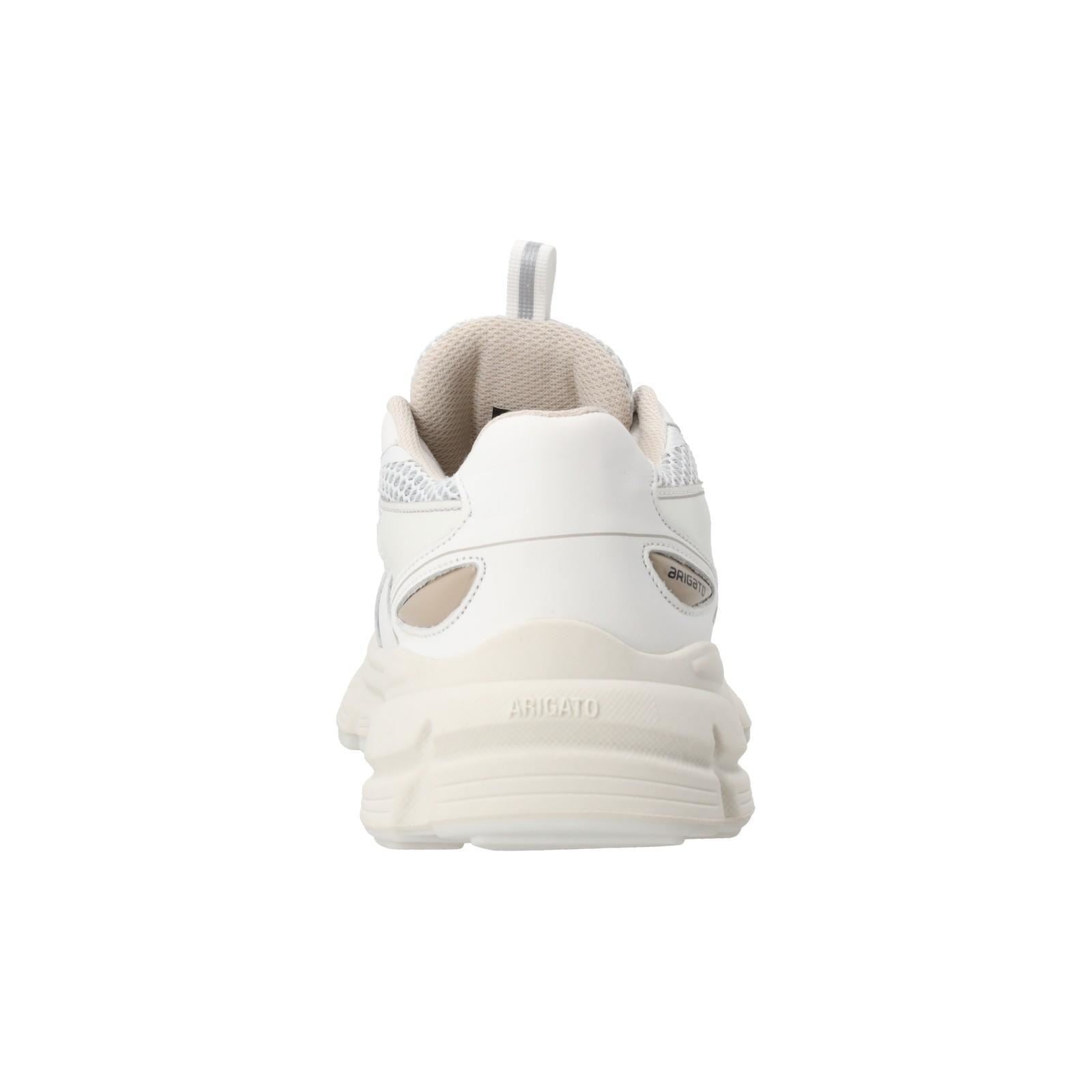 AXEL ARIGATO Marathon Runner Trainers Low Top Lace Up Cream Comb-MALFORD OF LONDON SAVILE ROW MENSWEAR OUTLET