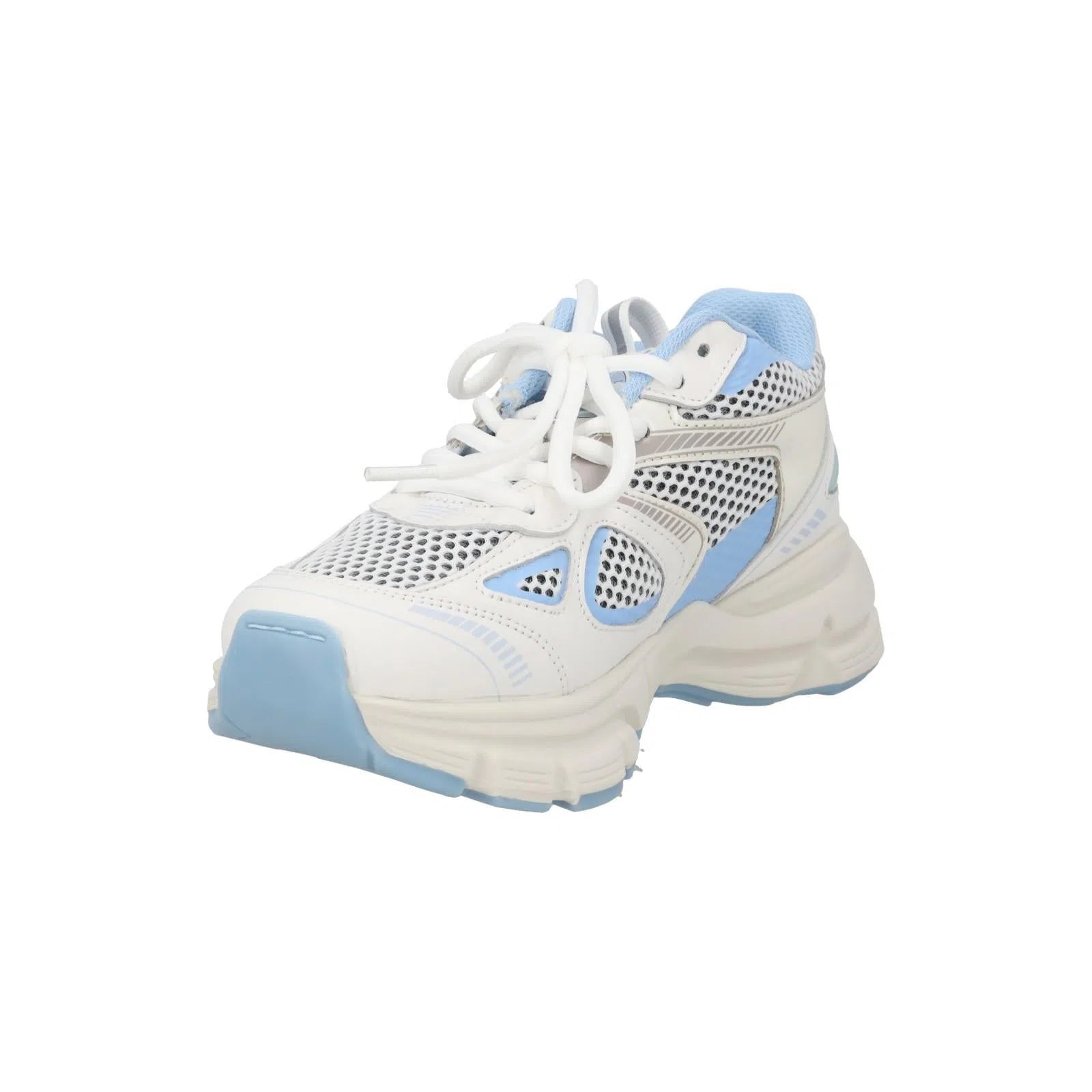 AXEL ARIGATO Marathon Trainer Low Top White/Light Blue-MALFORD OF LONDON SAVILE ROW MENSWEAR OUTLET