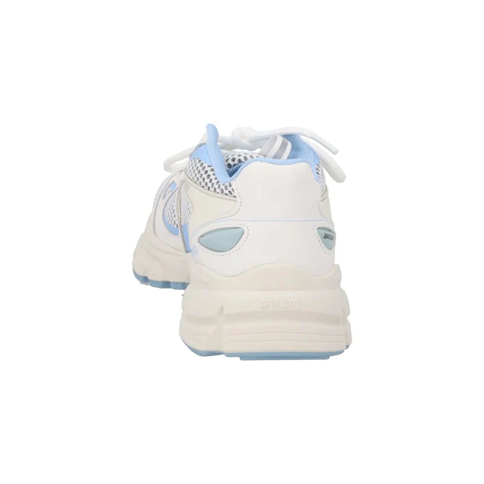 AXEL ARIGATO Marathon Trainer Low Top White/Light Blue-MALFORD OF LONDON SAVILE ROW MENSWEAR OUTLET