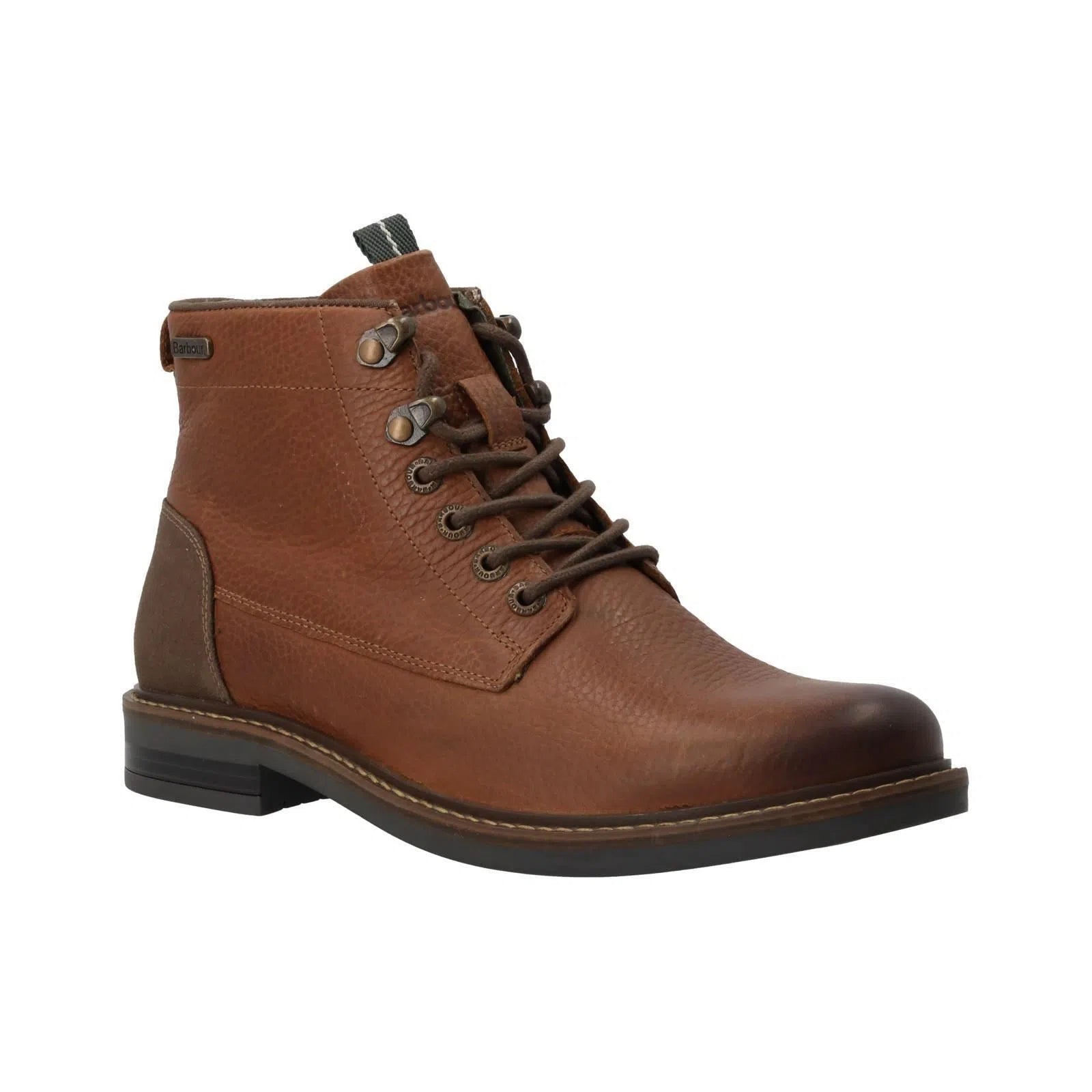 BARBOUR Deckham Derby Boot Lace Up Leather Dark Brown RRP145-MALFORD OF LONDON SAVILE ROW MENSWEAR OUTLET