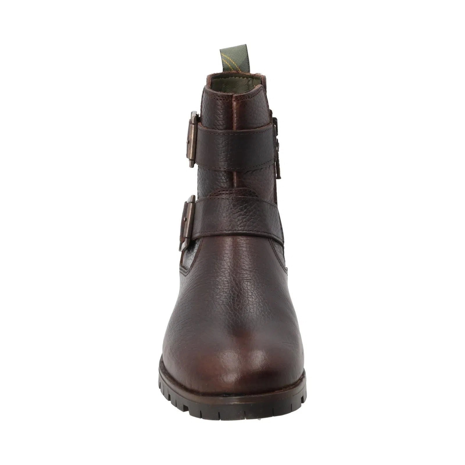 BARBOUR Marina Ankle Boots Two Buckle Dark Brown Leather-MALFORD OF LONDON SAVILE ROW MENSWEAR OUTLET