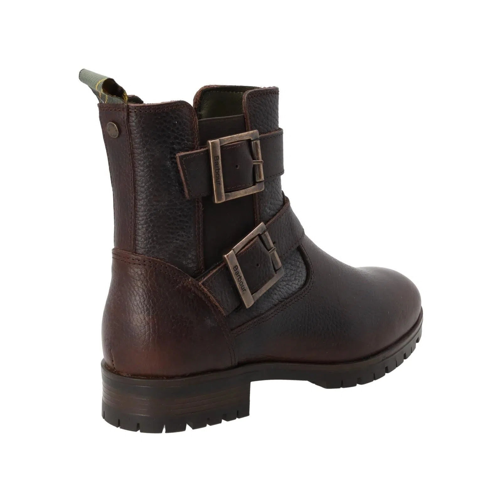 BARBOUR Marina Ankle Boots Two Buckle Dark Brown Leather-MALFORD OF LONDON SAVILE ROW MENSWEAR OUTLET