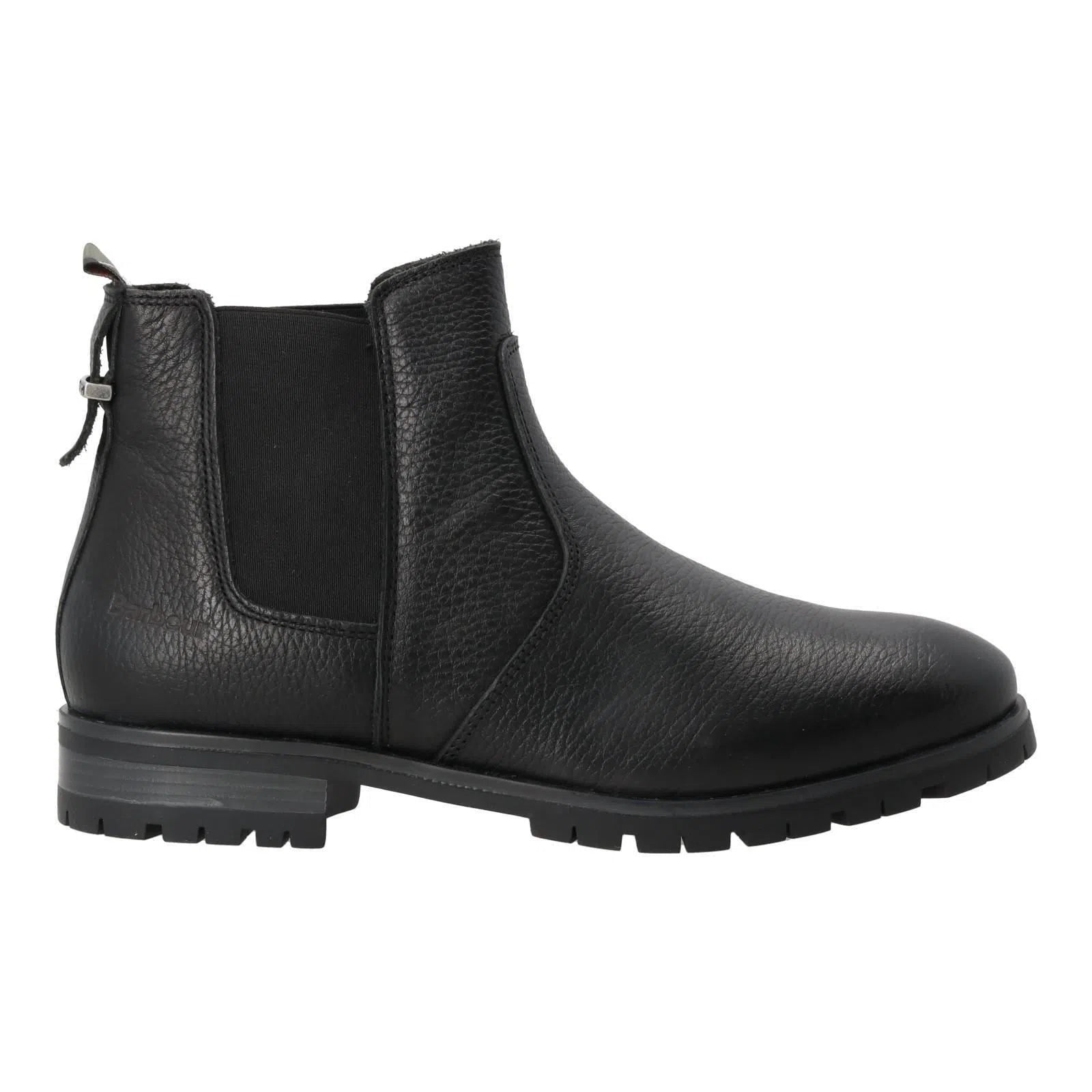 BARBOUR Nina Ankle Boots Round Toe Leather Black-MALFORD OF LONDON SAVILE ROW MENSWEAR OUTLET