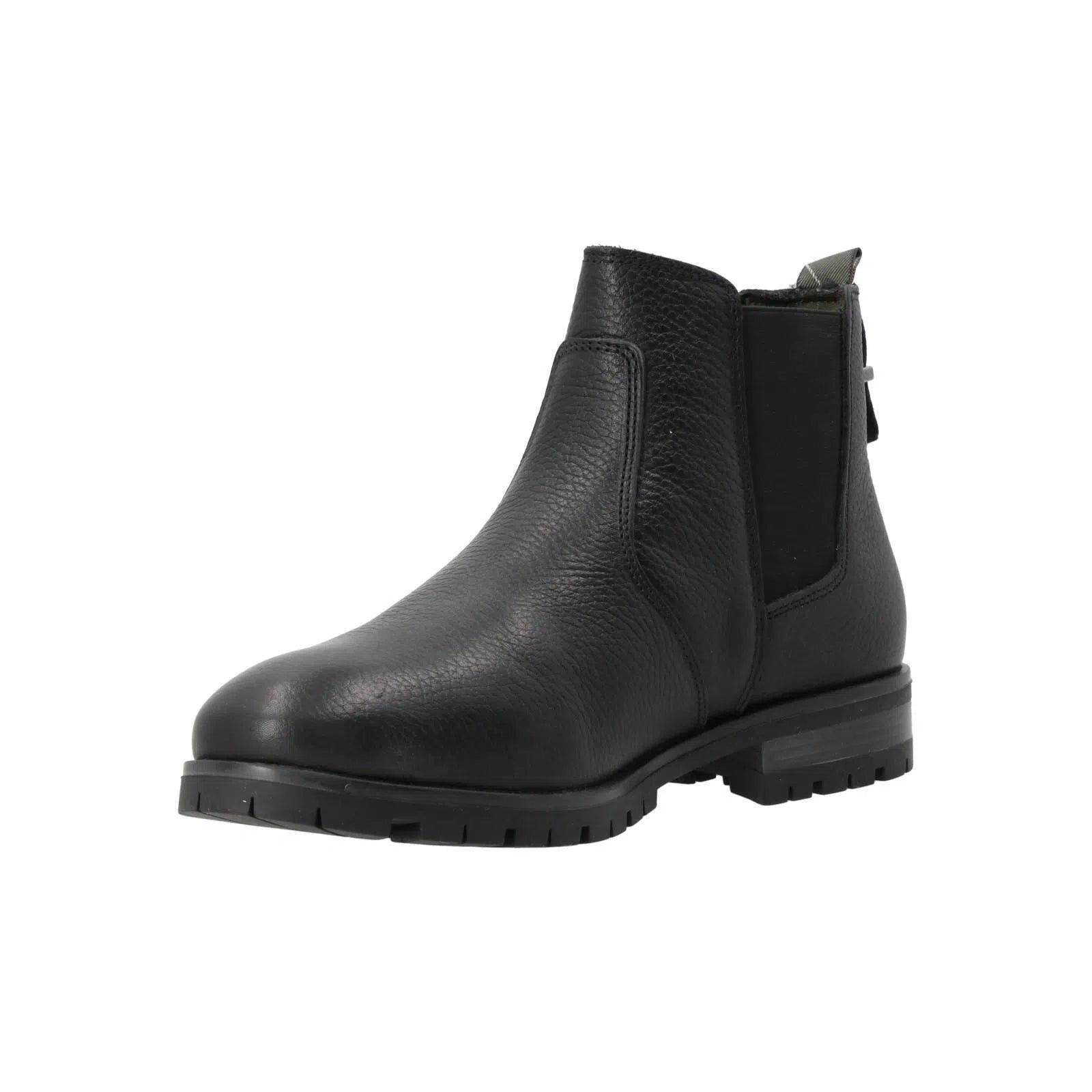 BARBOUR Nina Ankle Boots Round Toe Leather Black-MALFORD OF LONDON SAVILE ROW MENSWEAR OUTLET