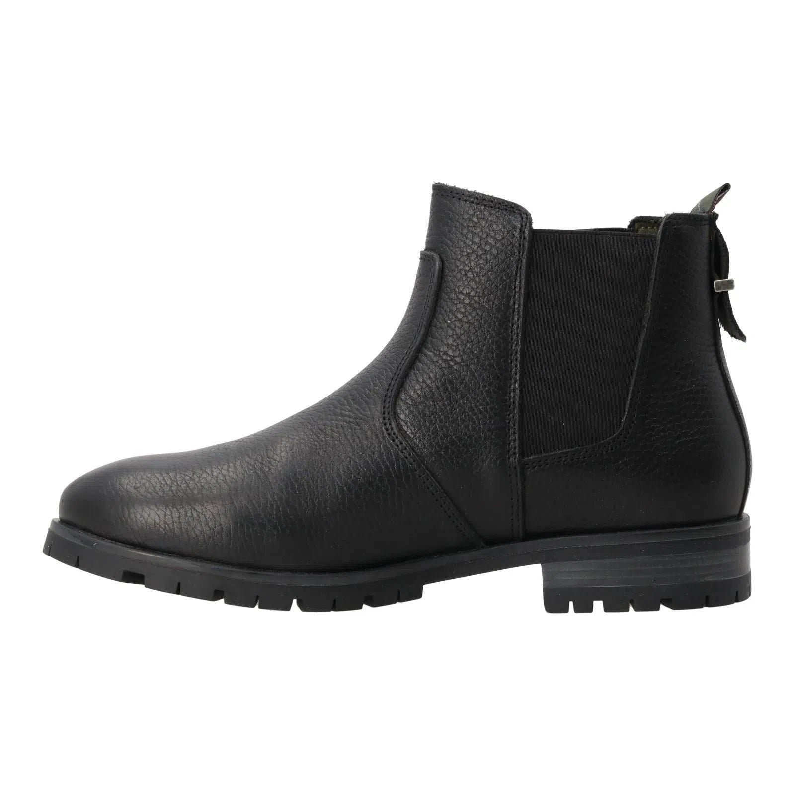 BARBOUR Nina Ankle Boots Round Toe Leather Black-MALFORD OF LONDON SAVILE ROW MENSWEAR OUTLET