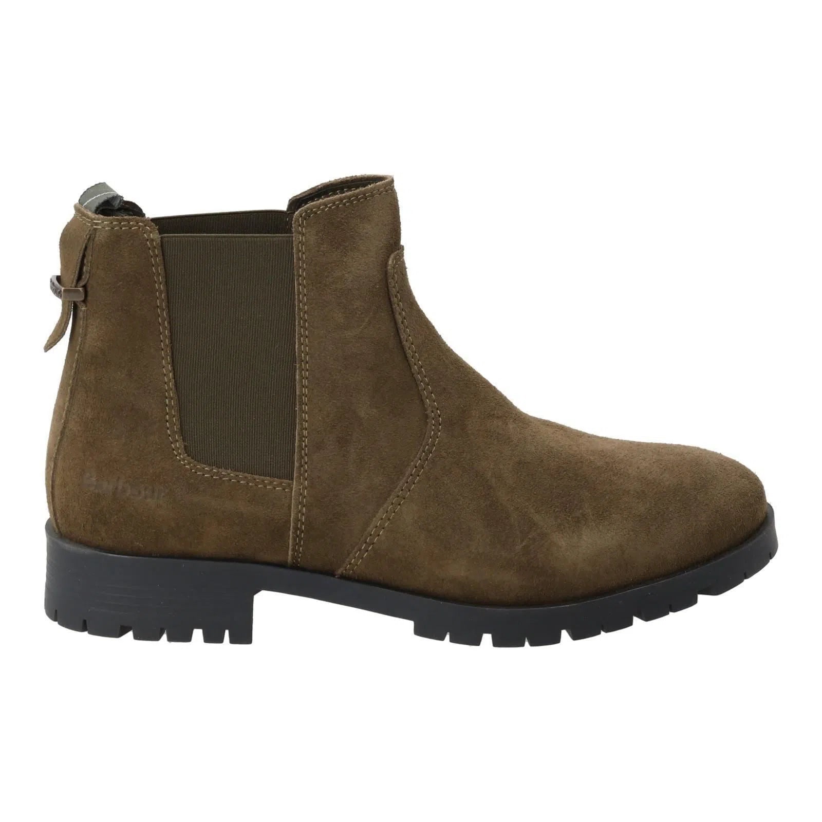 BARBOUR Nina Ankle Boots Round Toe Suede Brown-MALFORD OF LONDON SAVILE ROW MENSWEAR OUTLET