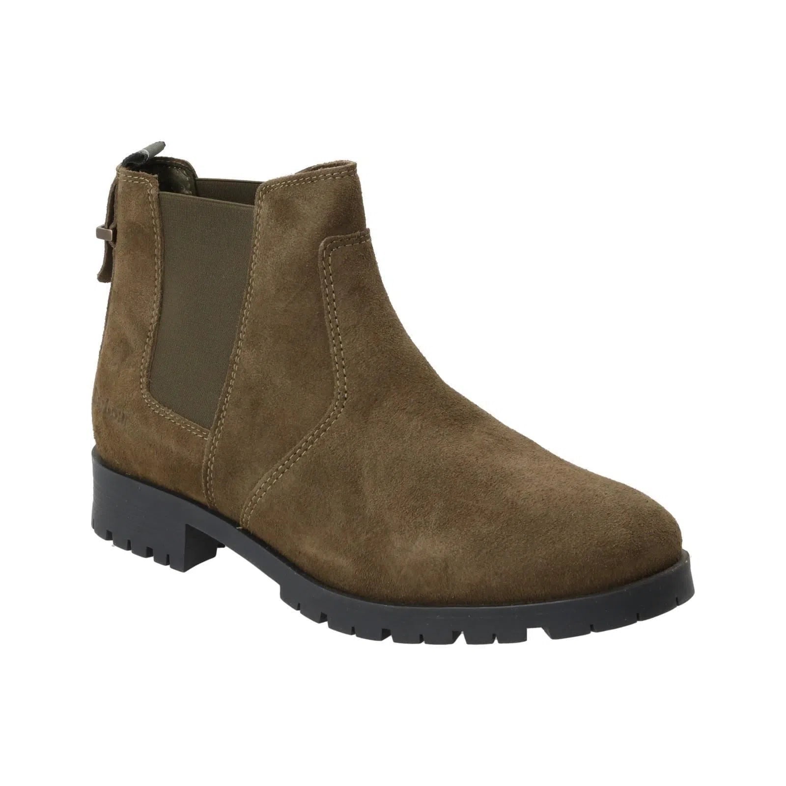 BARBOUR Nina Ankle Boots Round Toe Suede Brown-MALFORD OF LONDON SAVILE ROW MENSWEAR OUTLET