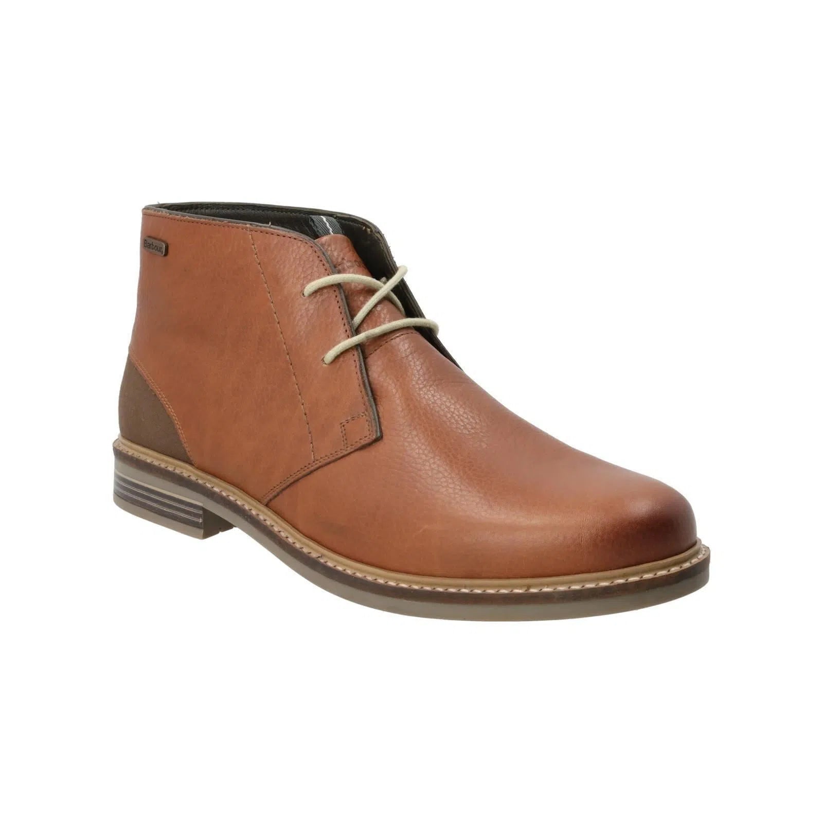 BARBOUR Redhead Chukka Boots Lace Up Leather Tan-MALFORD OF LONDON SAVILE ROW MENSWEAR OUTLET