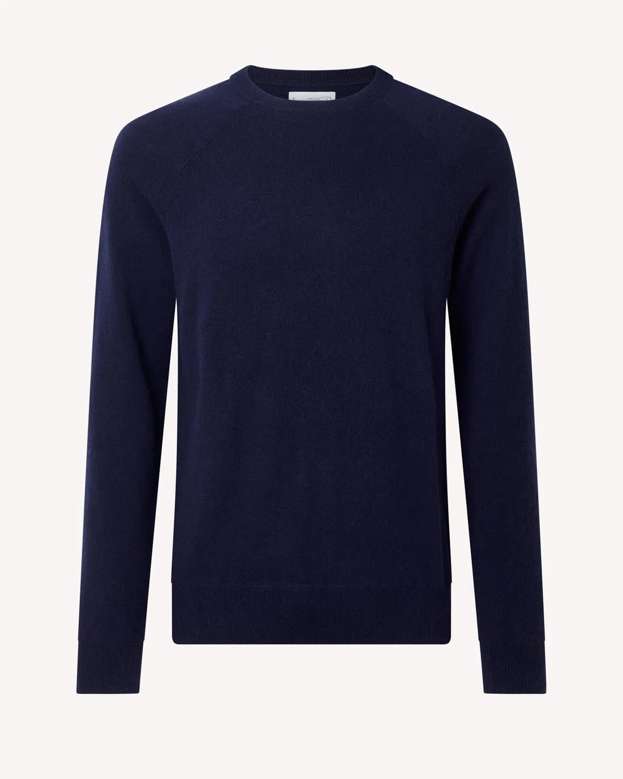 BERNARD WEATHERILL Crew Neck Pullover Jumper Savile Row Navy-MALFORD OF LONDON SAVILE ROW MENSWEAR OUTLET