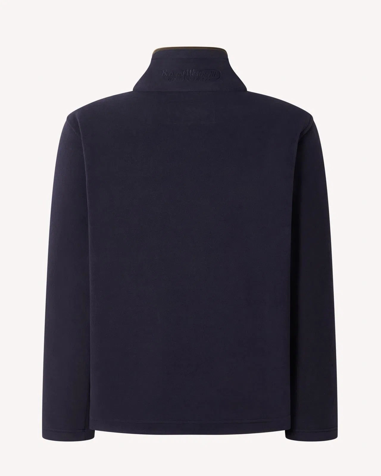 Bernard Weatherill 1/4 Zip Fleece Jacket Dark Navy-MALFORD OF LONDON SAVILE ROW MENSWEAR OUTLET