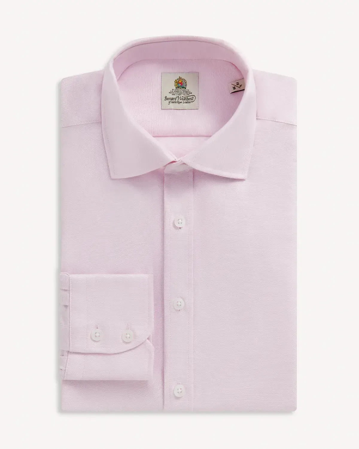 BERNARD WEATHRILL Classic Oxford Shirt Washed White-MALFORD OF LONDON SAVILE ROW MENSWEAR OUTLET