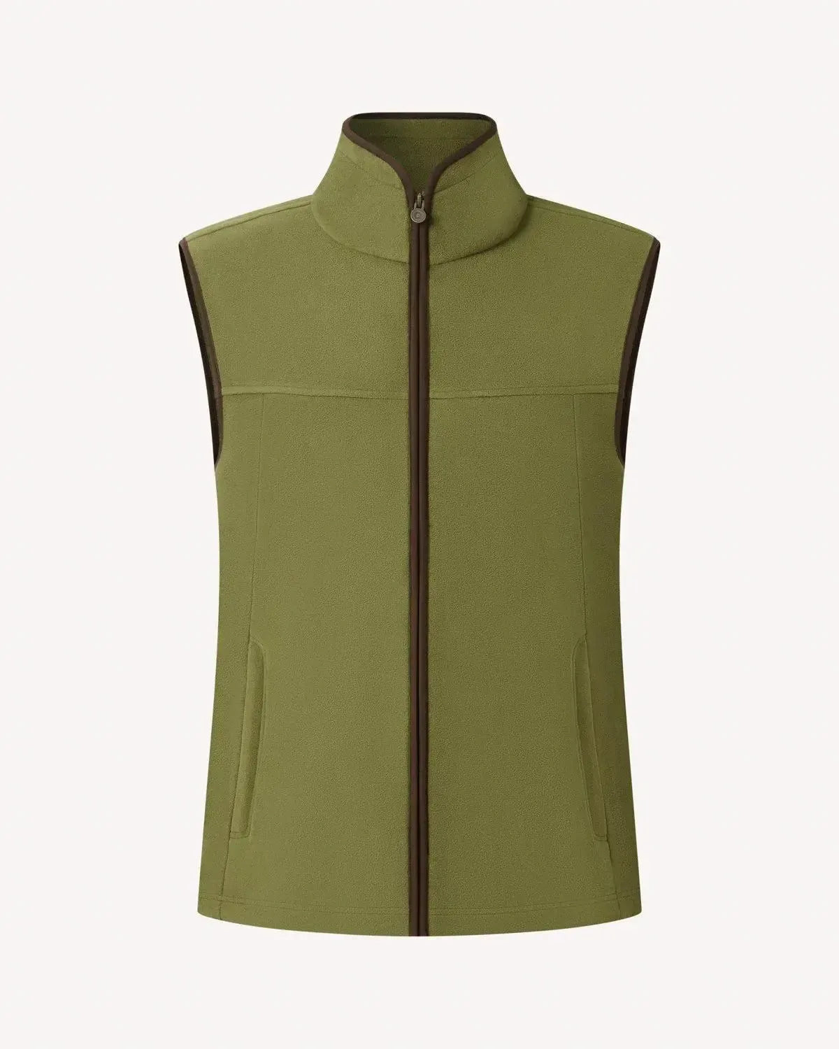 Bernard Weatherill Fleece Gilet Green-MALFORD OF LONDON SAVILE ROW MENSWEAR OUTLET