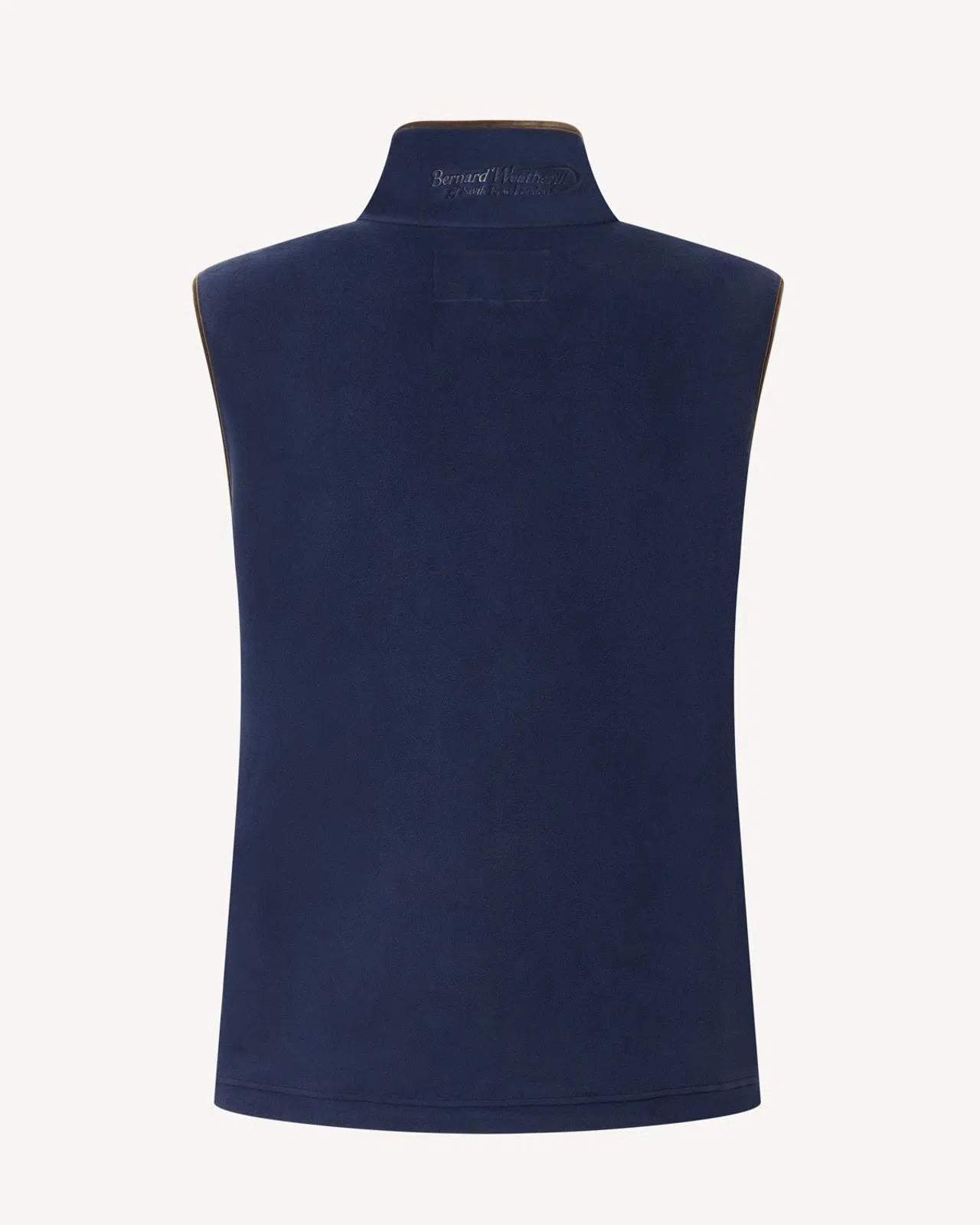 Bernard Weatherill Full Zip Fleece Gilet Blue-MALFORD OF LONDON SAVILE ROW MENSWEAR OUTLET