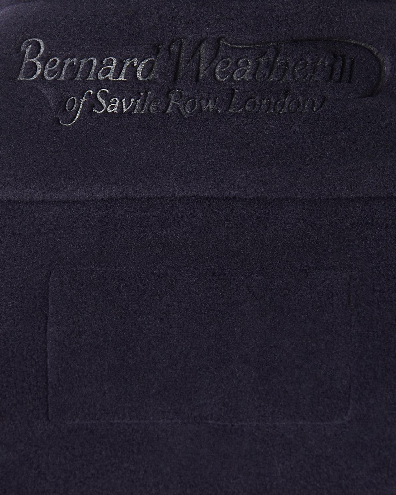 Bernard Weatherill Full Zip Fleece Gilet Dark Navy-MALFORD OF LONDON SAVILE ROW MENSWEAR OUTLET