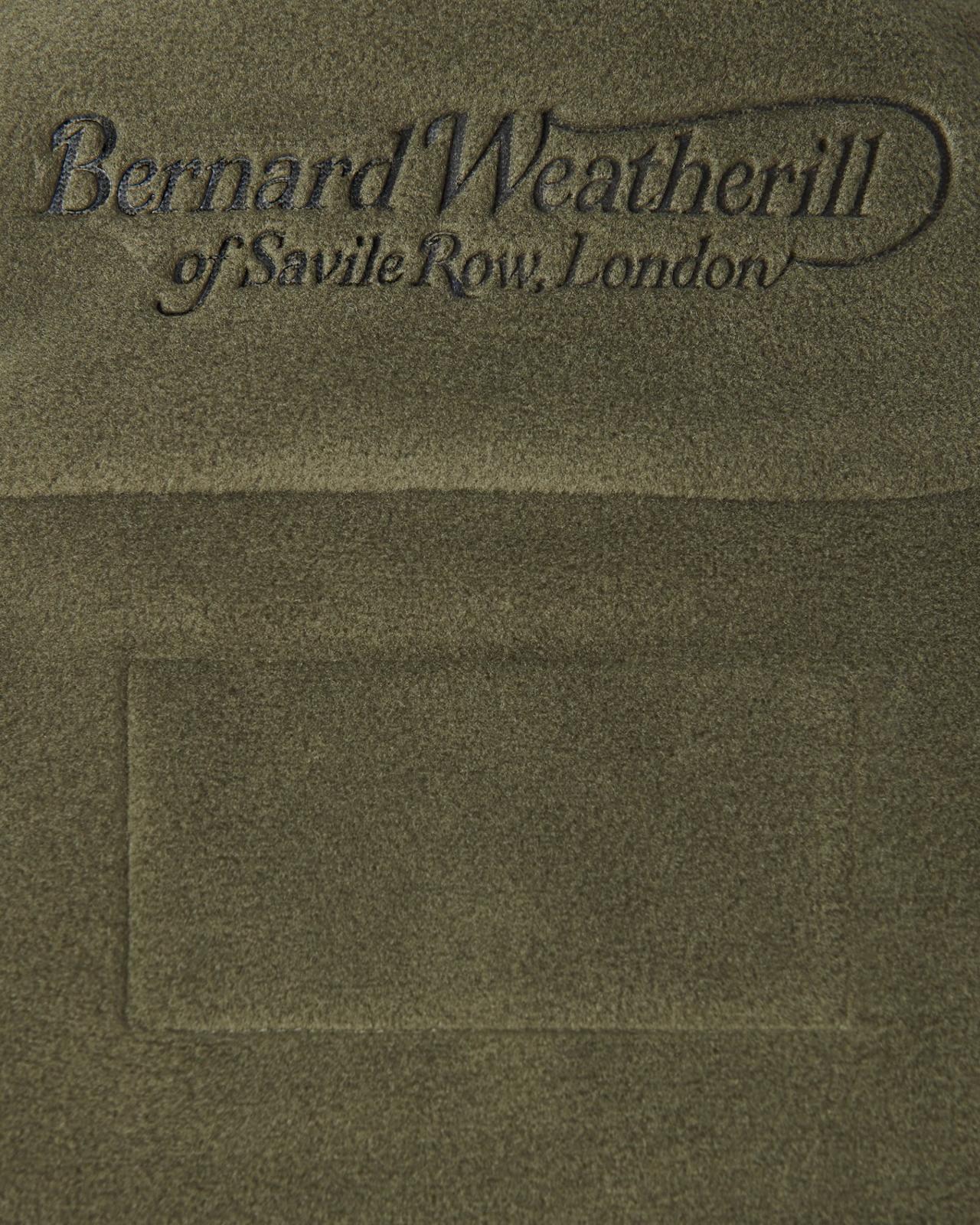 Bernard Weatherill Full Zip Fleece Gilet Forest Green-MALFORD OF LONDON SAVILE ROW MENSWEAR OUTLET