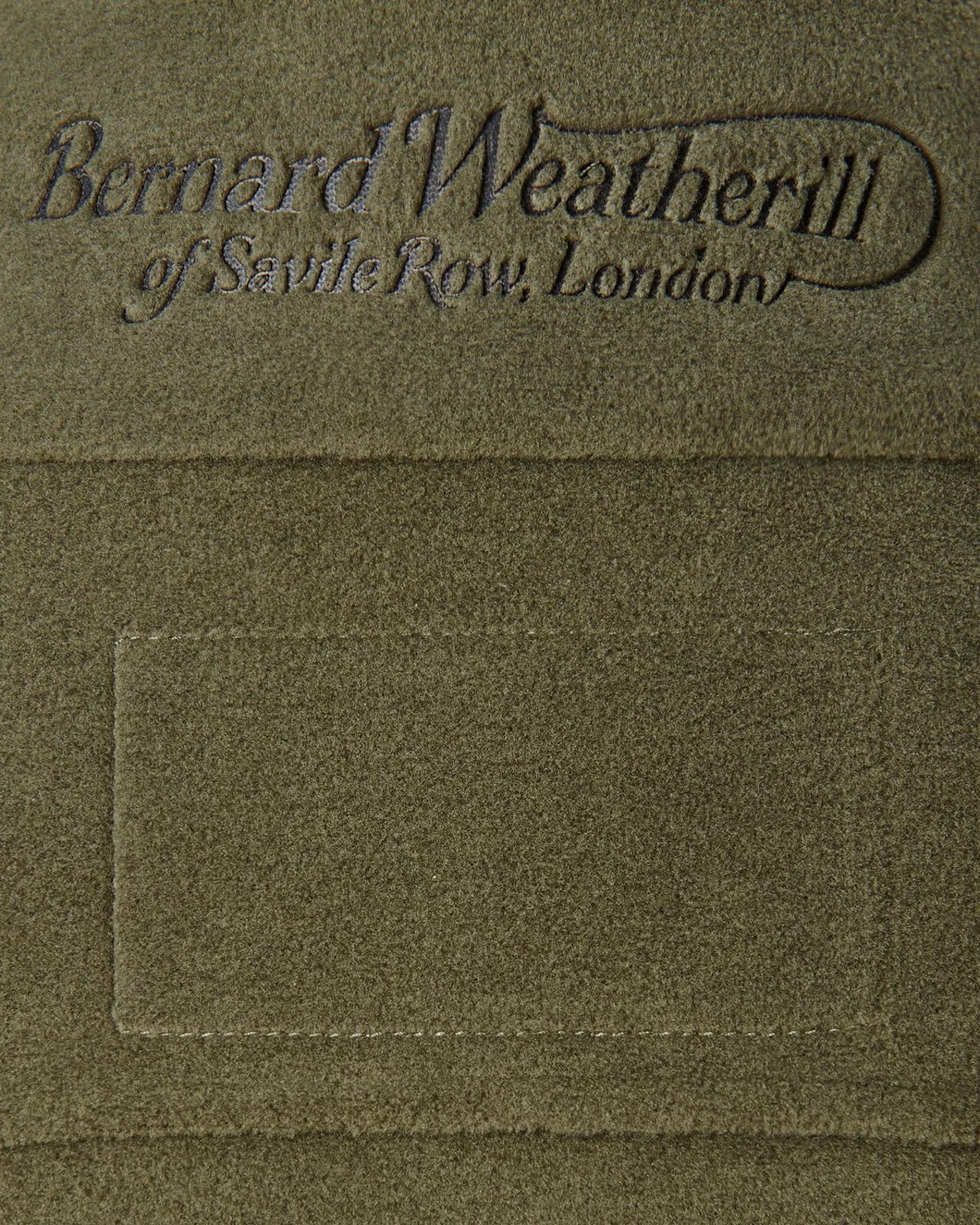 Bernard Weatherill Full Zip Fleece Gilet Forest Green-MALFORD OF LONDON SAVILE ROW MENSWEAR OUTLET