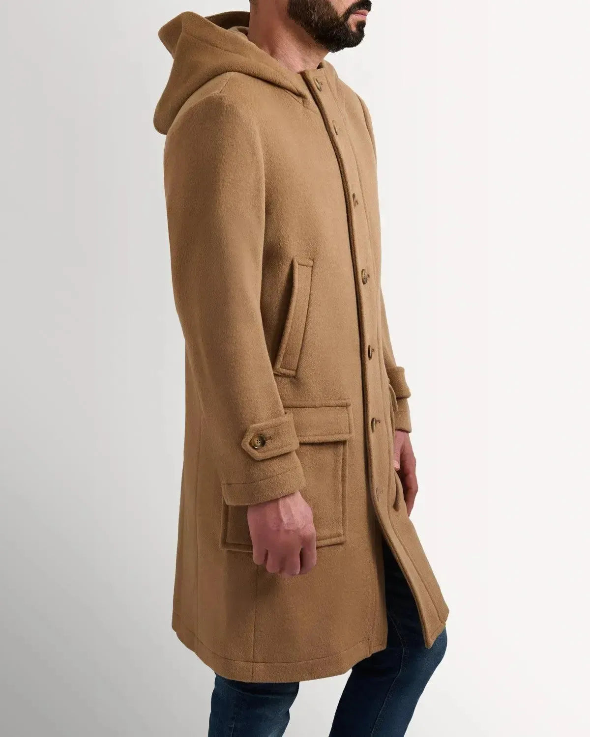 Bernard Weatherill Wool Cashmere Parker Camel-MALFORD OF LONDON SAVILE ROW MENSWEAR OUTLET