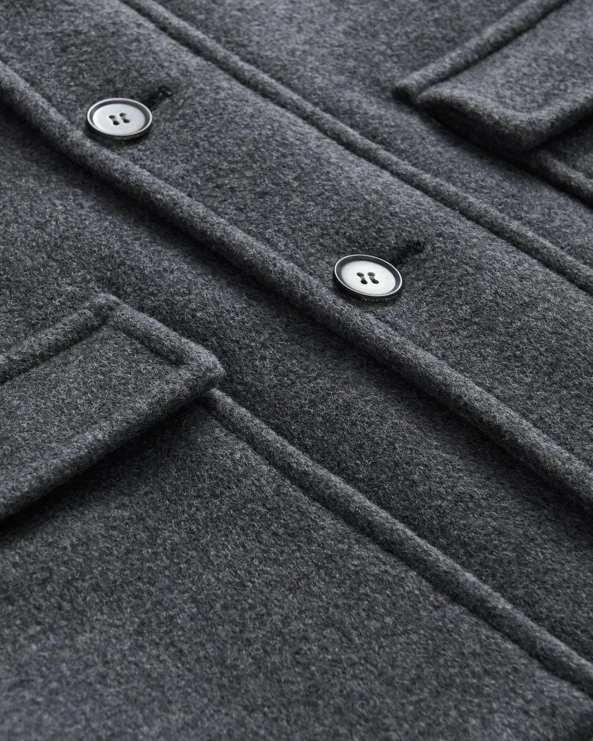 Bernard Weatherill Wool Cashmere Parker Grey-MALFORD OF LONDON SAVILE ROW MENSWEAR OUTLET