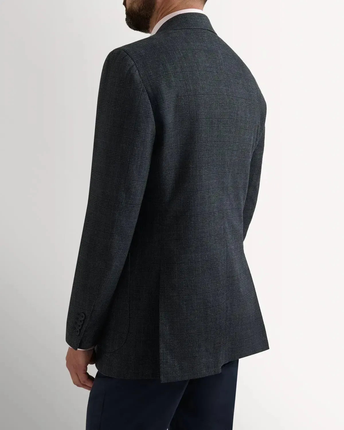 Bernard Weatherill Wool POW Check Jacket-MALFORD OF LONDON SAVILE ROW MENSWEAR OUTLET