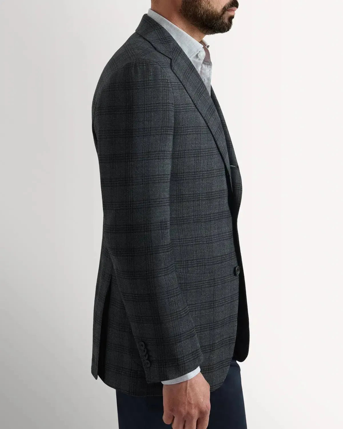 Bernard Weatherill Wool Win Check Jacket-MALFORD OF LONDON SAVILE ROW MENSWEAR OUTLET