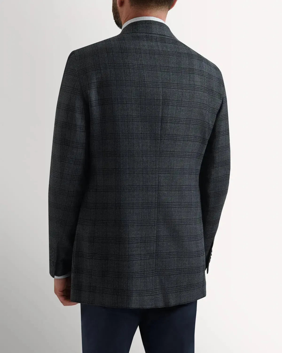 Bernard Weatherill Wool Win Check Jacket-MALFORD OF LONDON SAVILE ROW MENSWEAR OUTLET