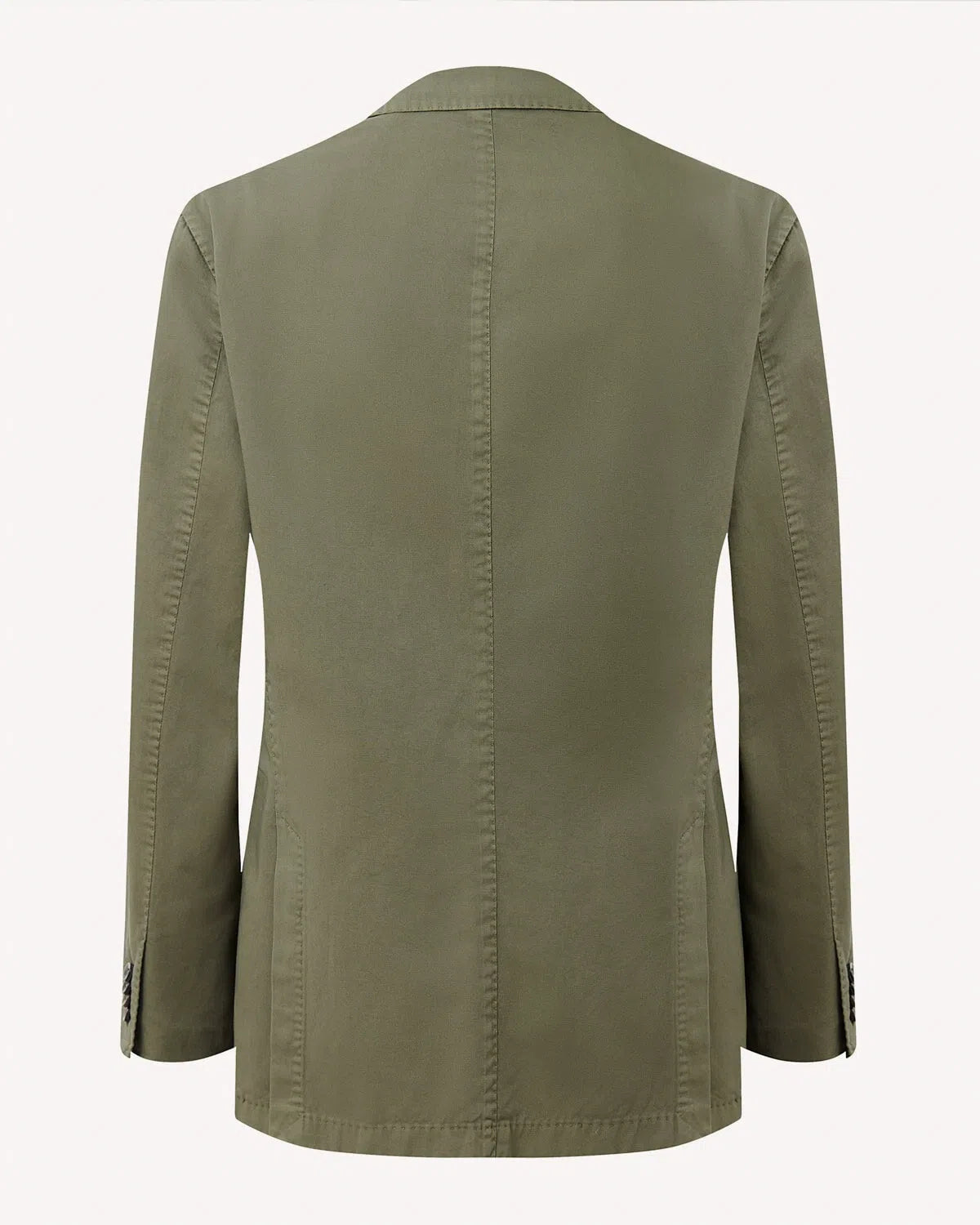 Boglioli L/W Cotton Linen Mix K-Jacket - Olive-MALFORD OF LONDON SAVILE ROW MENSWEAR OUTLET