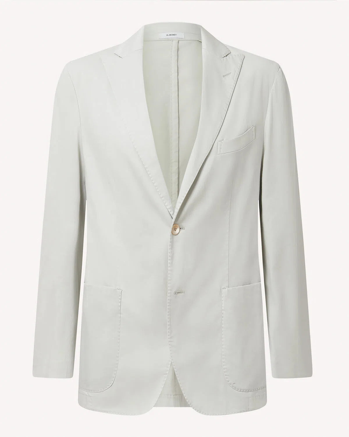 Boglioli L/W Cotton Mix K-Jacket - Off White-MALFORD OF LONDON SAVILE ROW MENSWEAR OUTLET