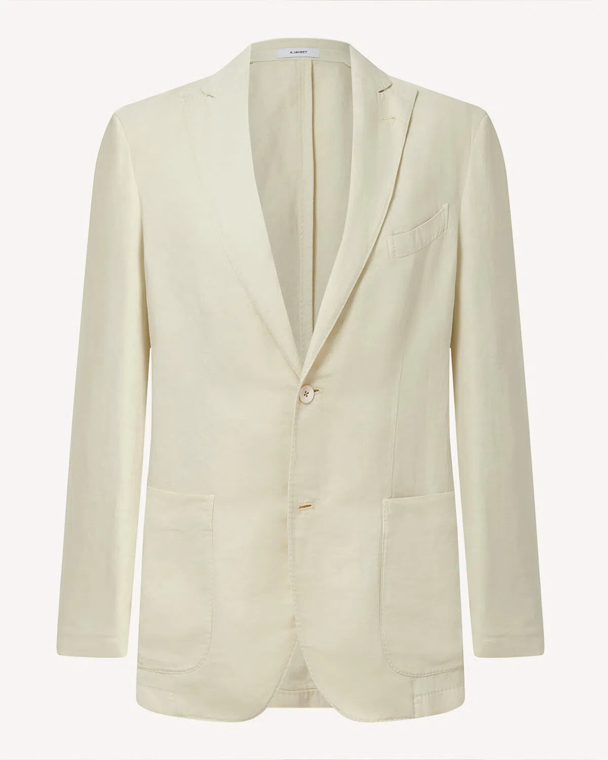 Boglioli L/W Linen Mix K-Jacket - Off White-MALFORD OF LONDON SAVILE ROW MENSWEAR OUTLET